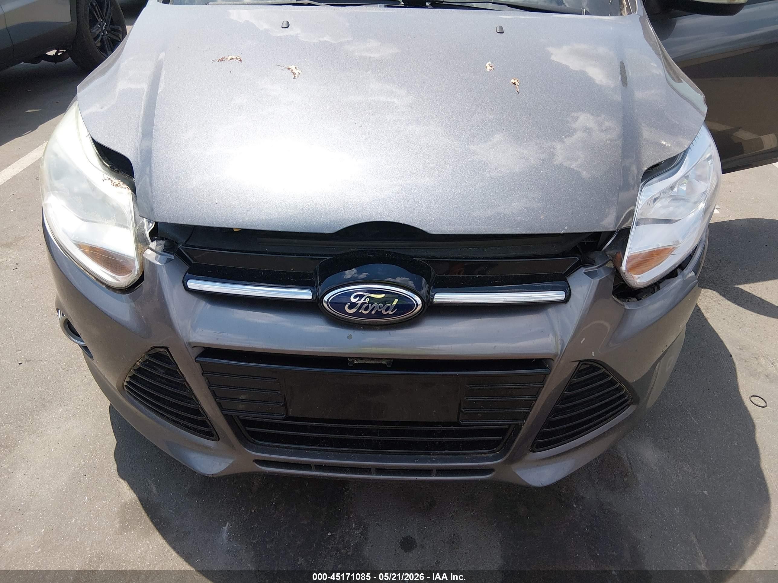 2012 Ford Focus Se Gray vin: 1FAHP3F27CL442906