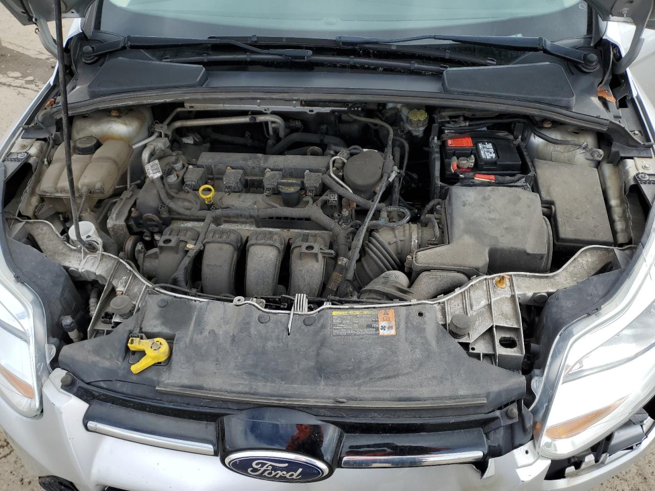 2012 Ford Focus Se Silver vin: 1FAHP3F27CL448270