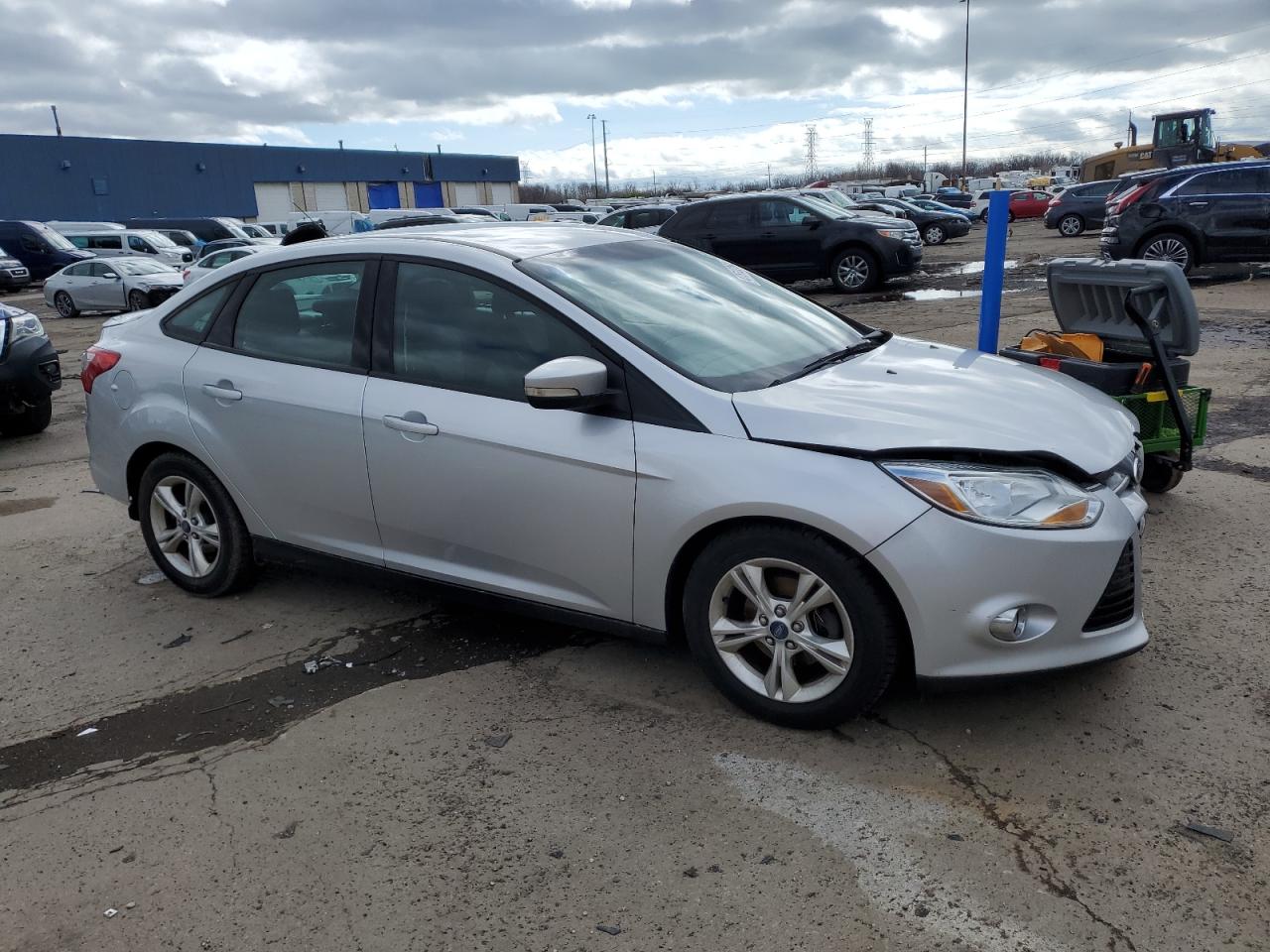 2012 Ford Focus Se Silver vin: 1FAHP3F27CL448270