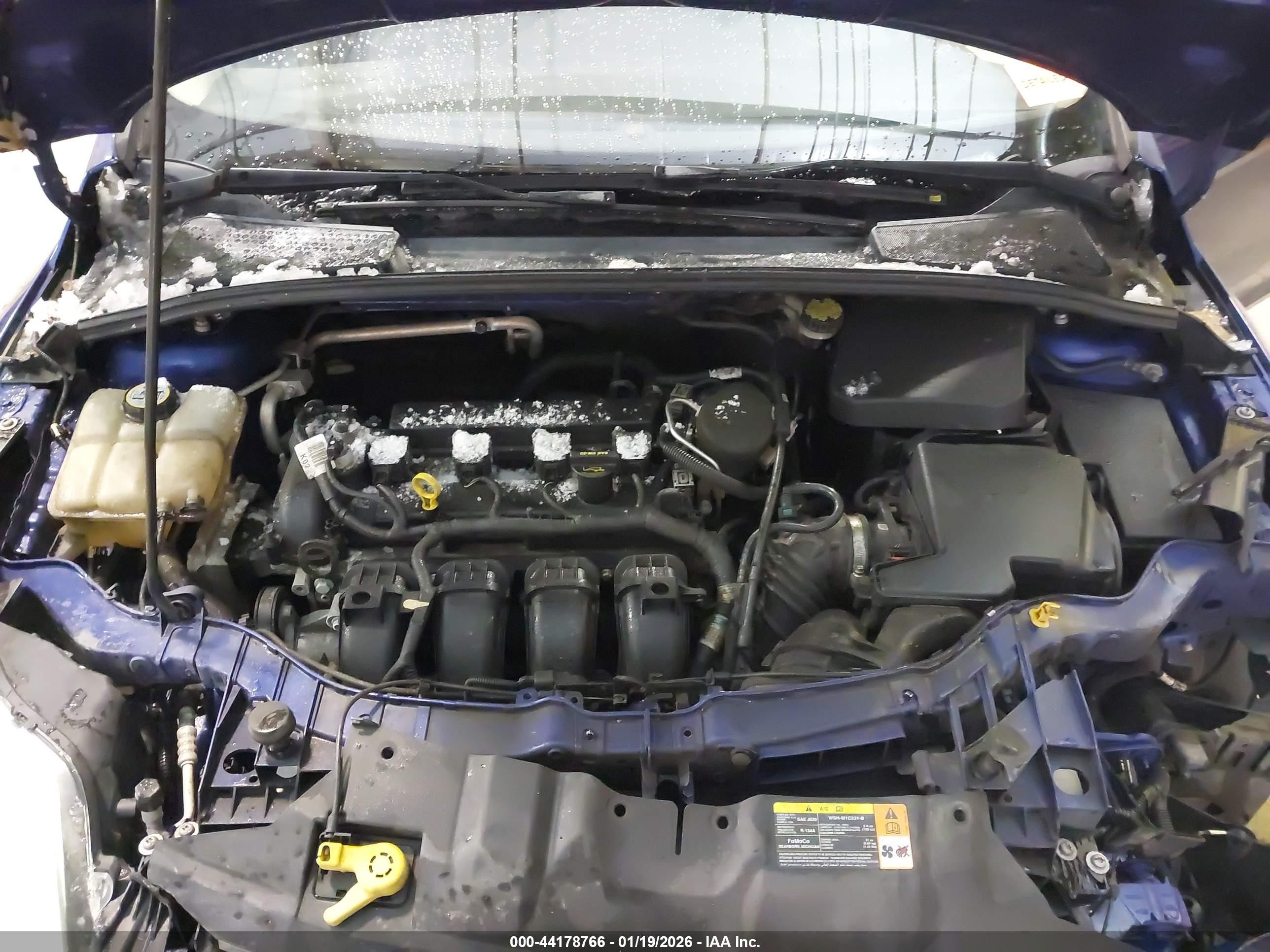 2012 Ford Focus Se Blue vin: 1FAHP3F27CL456157