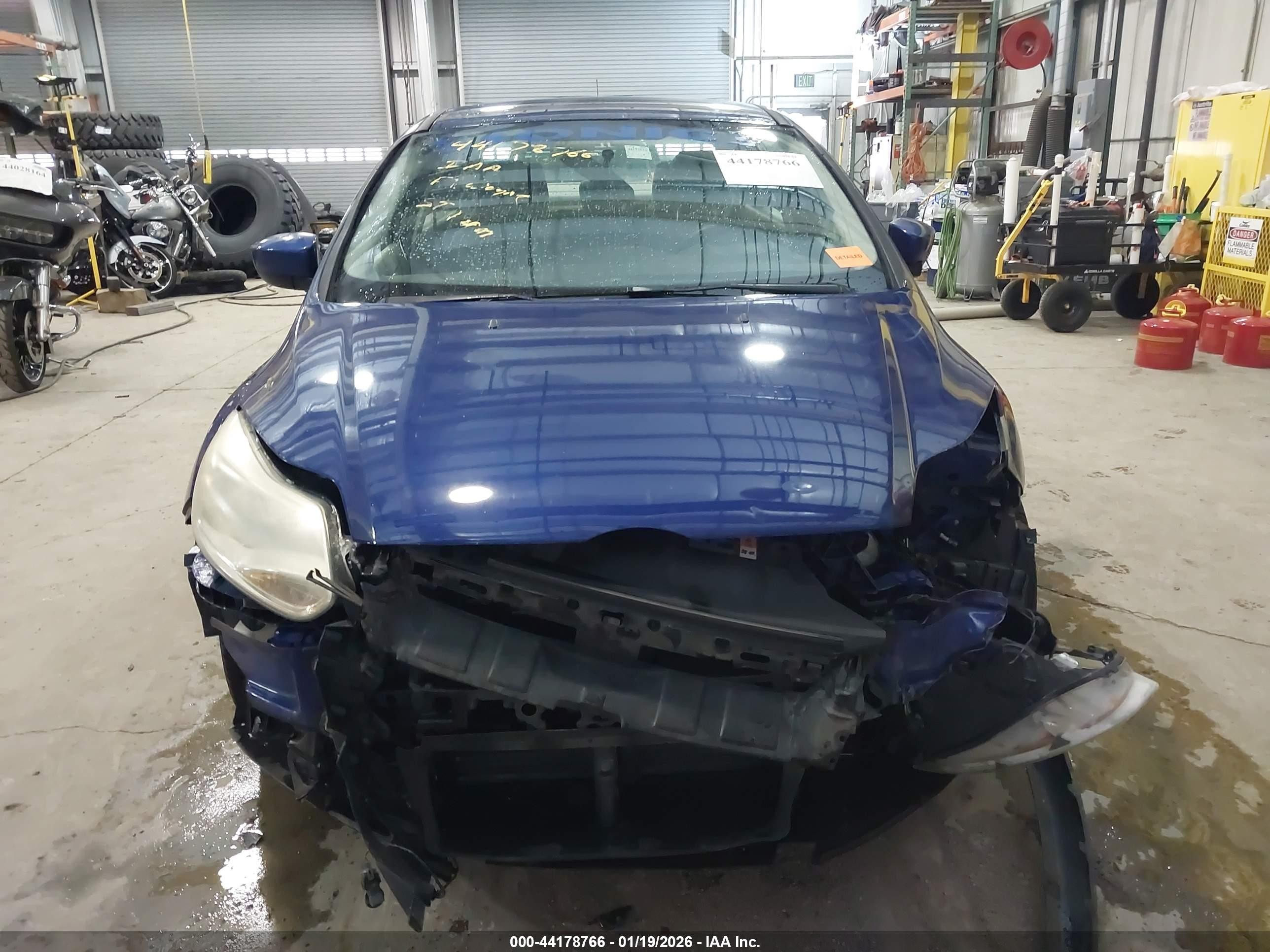 2012 Ford Focus Se Blue vin: 1FAHP3F27CL456157