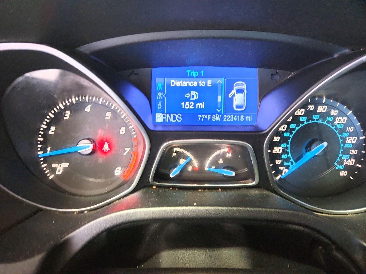 2012 Ford Focus Se Blue vin: 1FAHP3F27CL460399