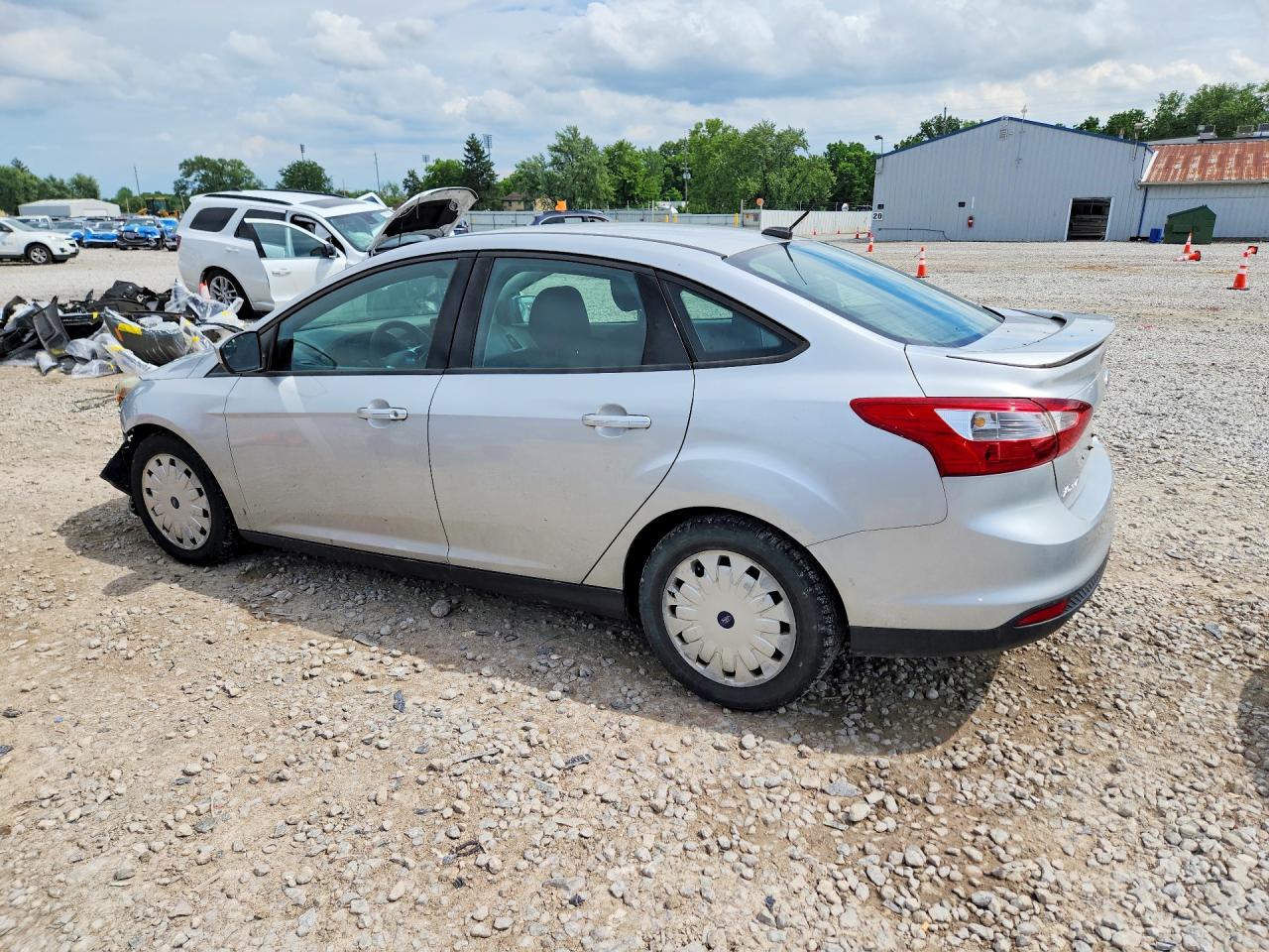 2012 Ford Focus Se Silver vin: 1FAHP3F27CL475081