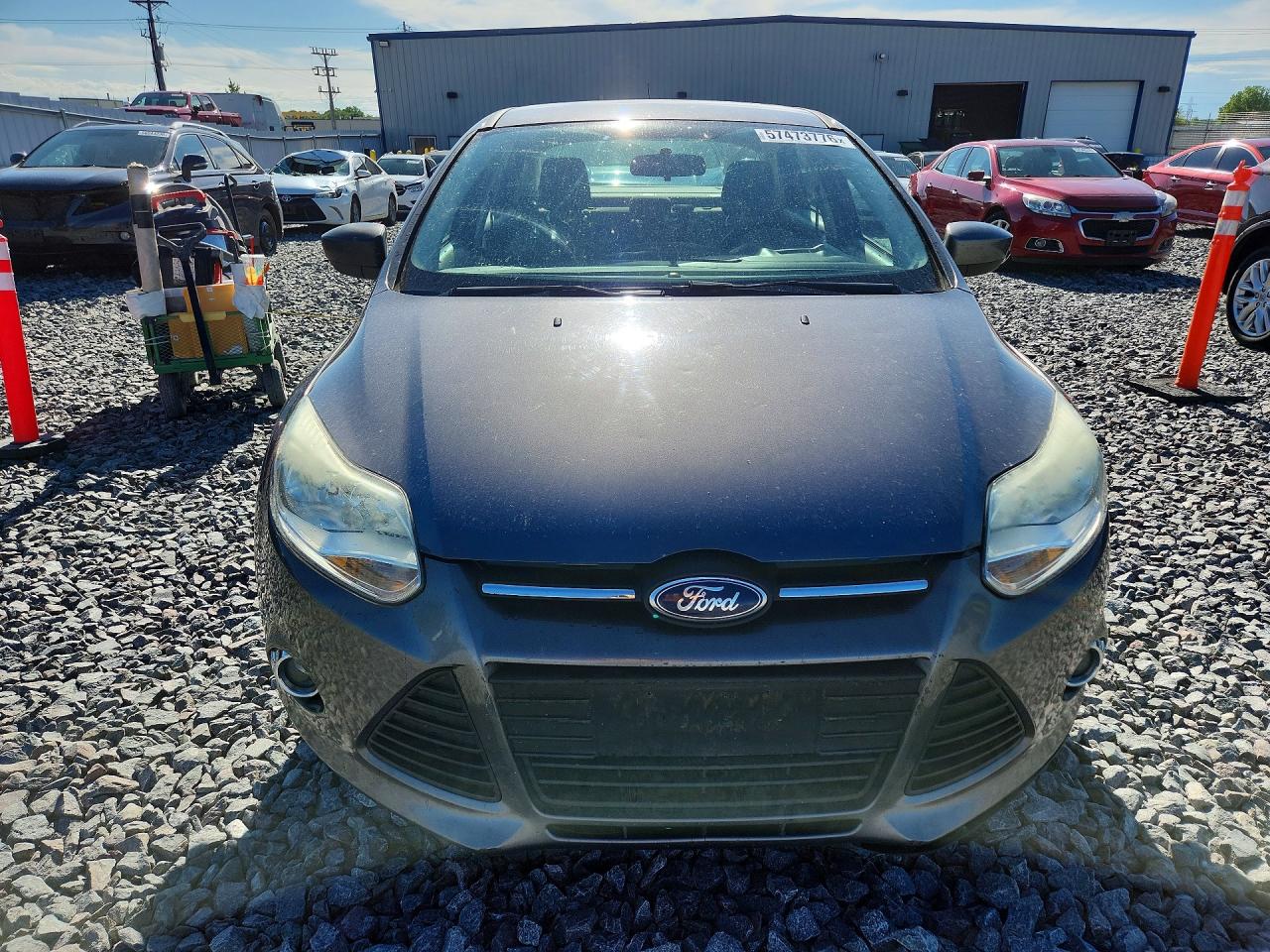 2012 Ford Focus Se Gray vin: 1FAHP3F28CL131579