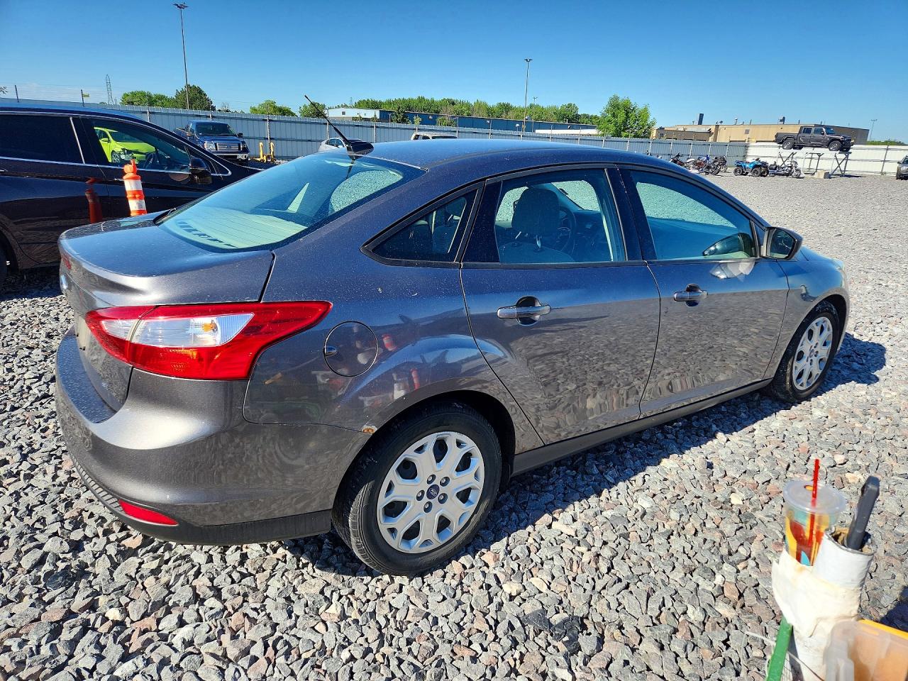 2012 Ford Focus Se Gray vin: 1FAHP3F28CL131579