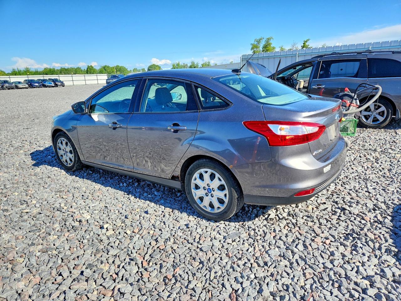 2012 Ford Focus Se Gray vin: 1FAHP3F28CL131579