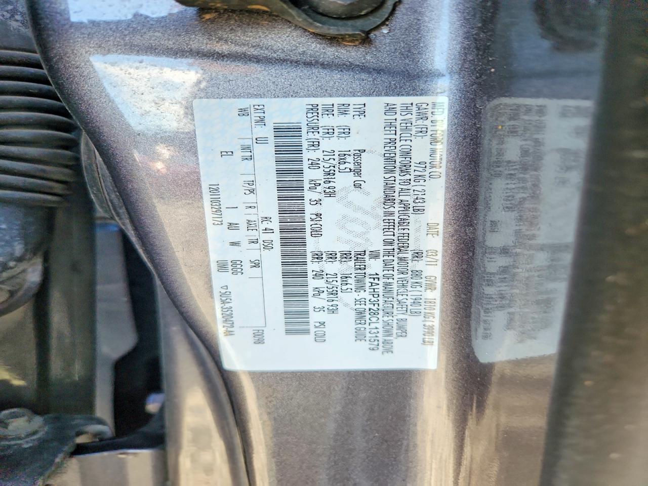 2012 Ford Focus Se Gray vin: 1FAHP3F28CL131579