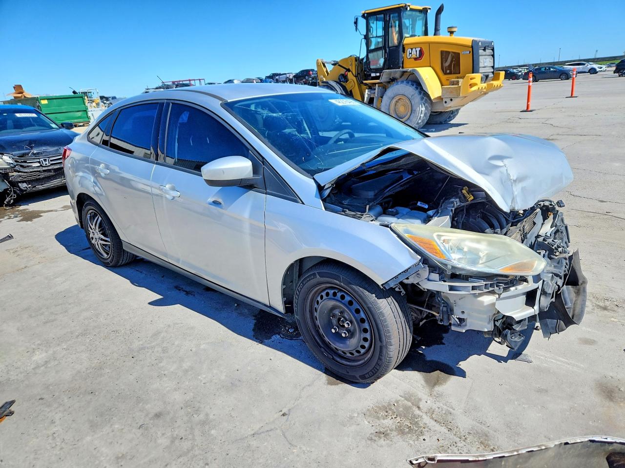2012 Ford Focus Se Silver vin: 1FAHP3F28CL197100