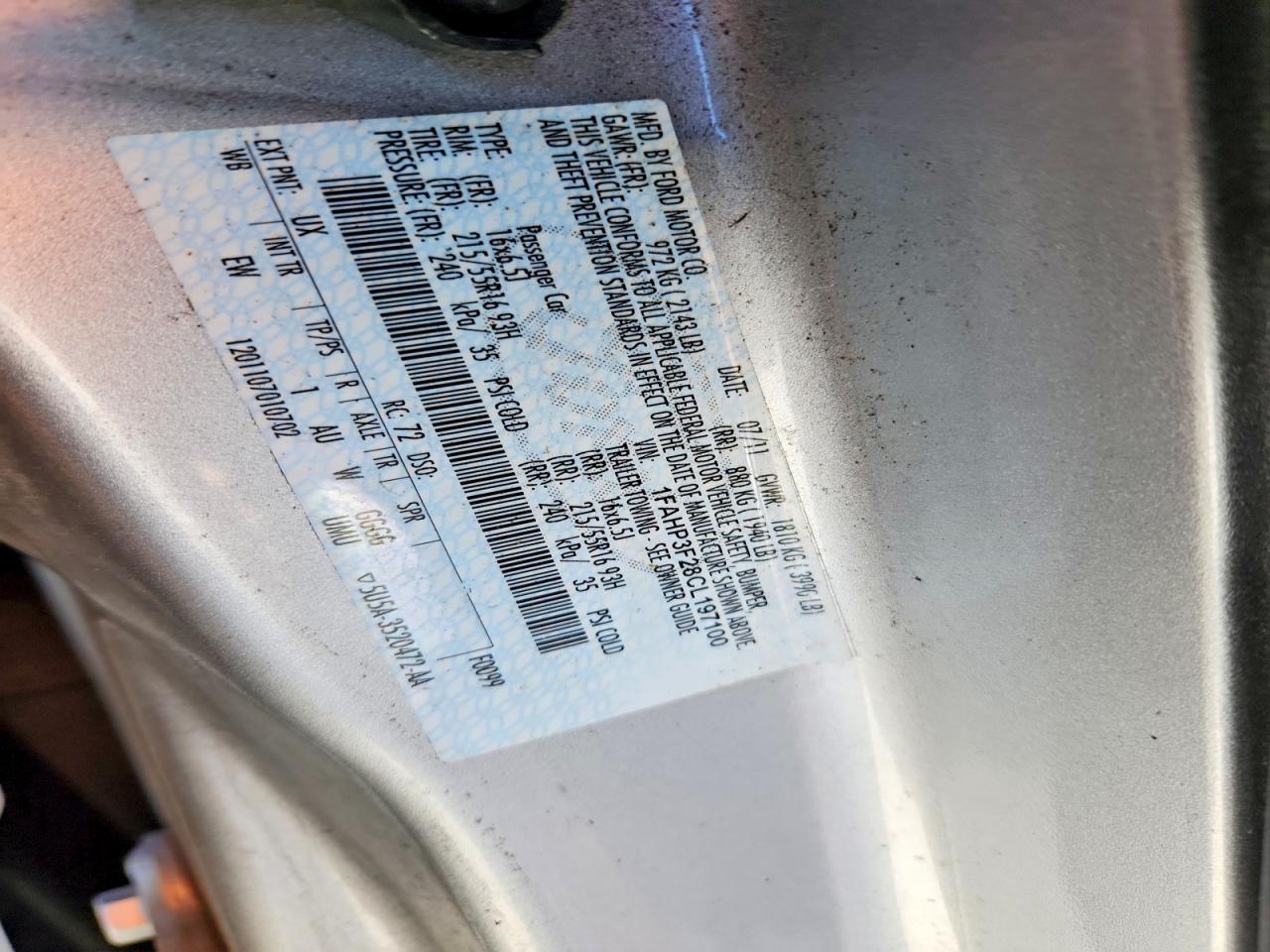 2012 Ford Focus Se Silver vin: 1FAHP3F28CL197100