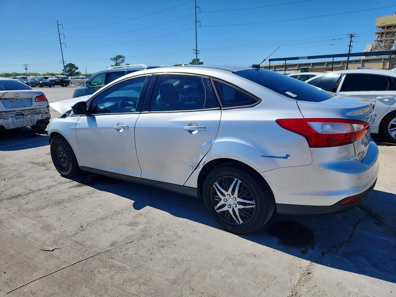 2012 Ford Focus Se Silver vin: 1FAHP3F28CL197100