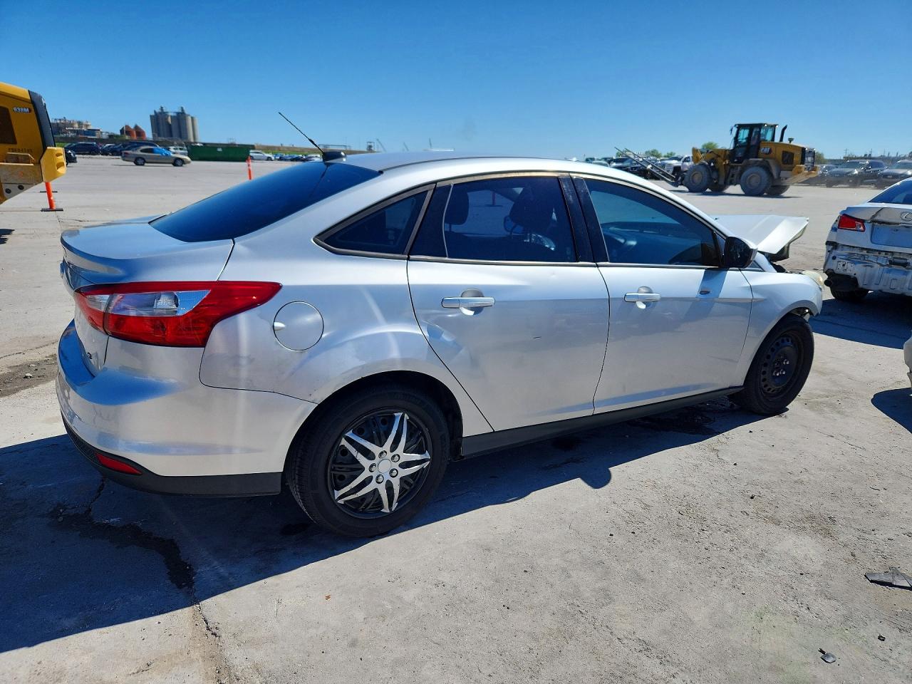 2012 Ford Focus Se Silver vin: 1FAHP3F28CL197100