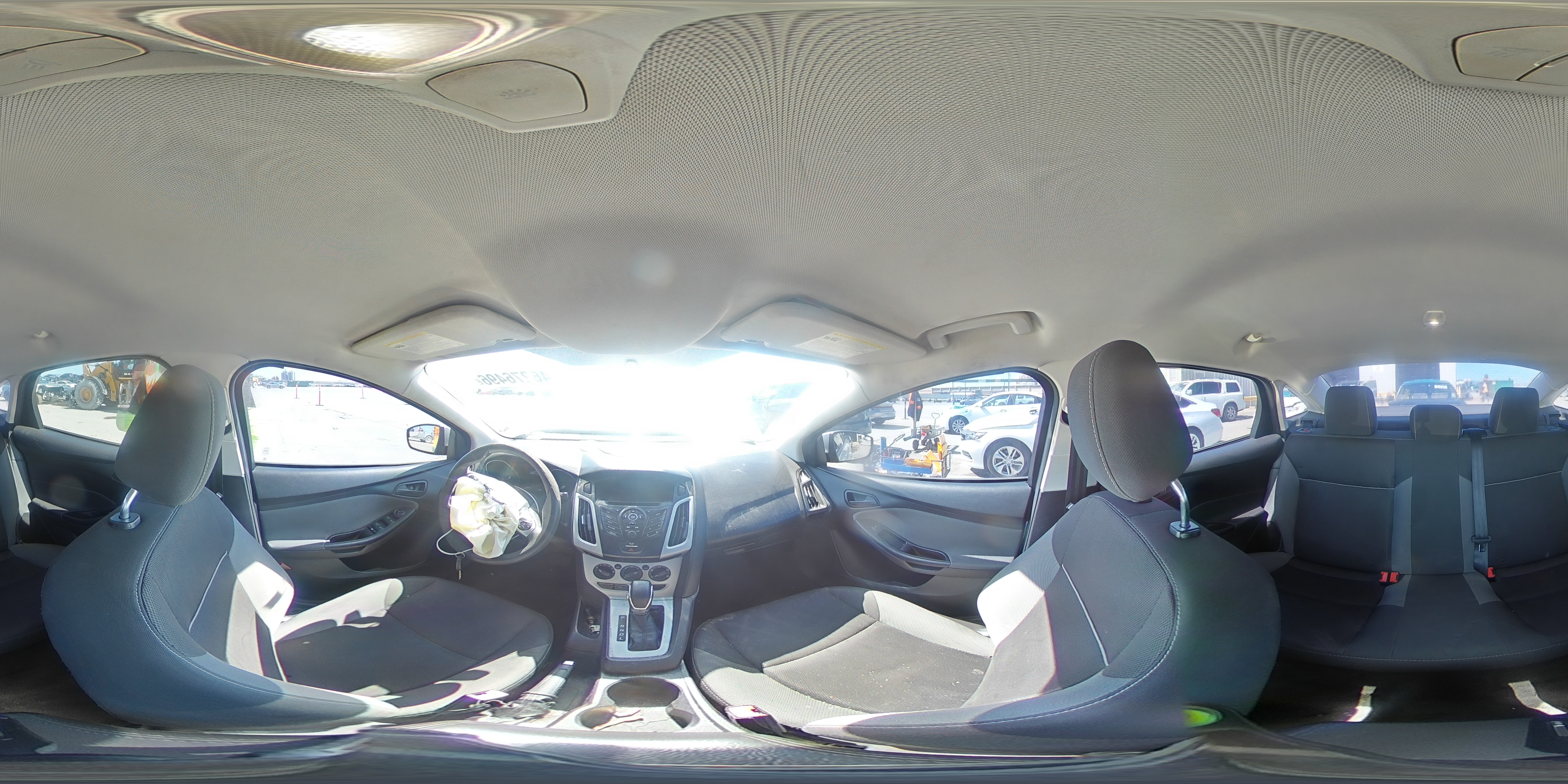 2012 Ford Focus Se Silver vin: 1FAHP3F28CL197100