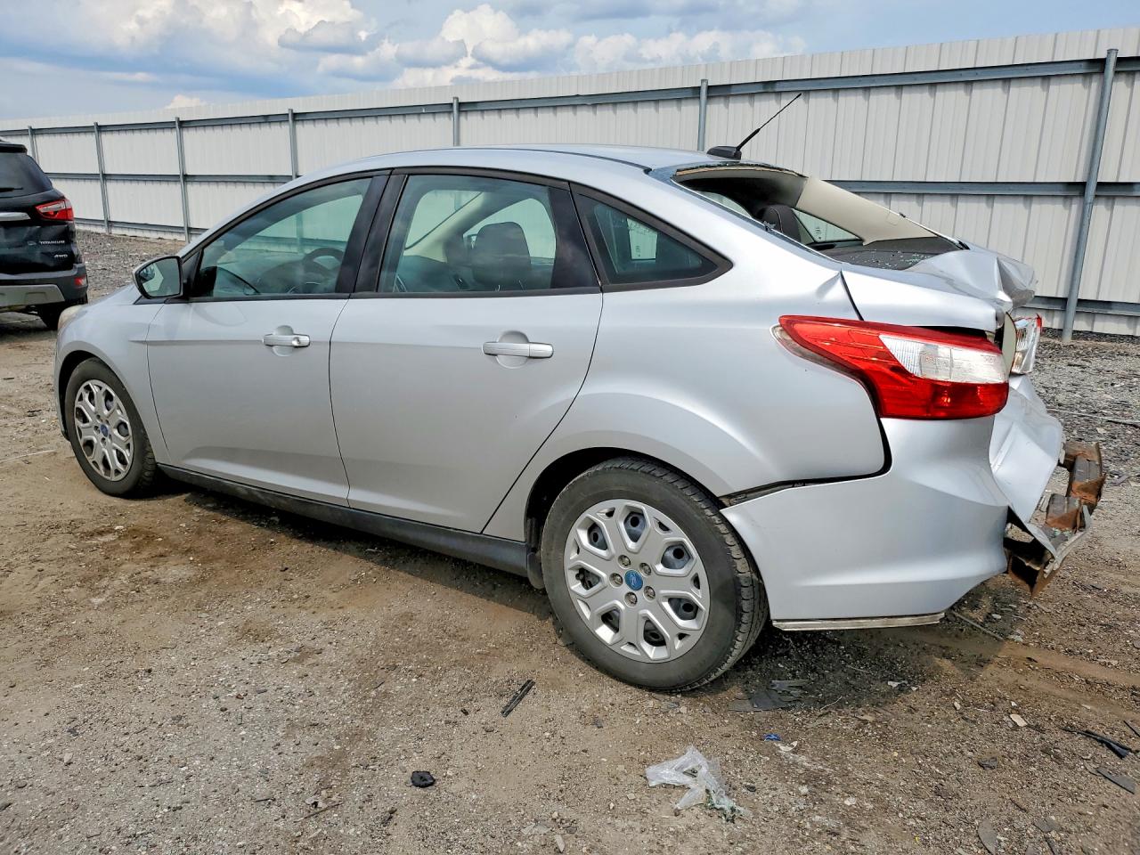 2012 Ford Focus Se Silver vin: 1FAHP3F28CL217331