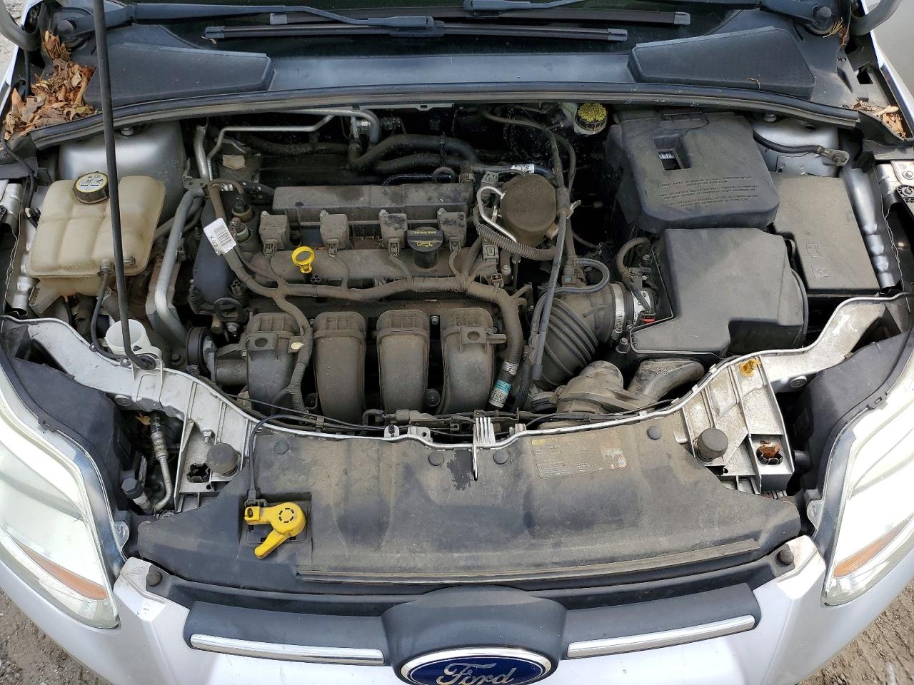 2012 Ford Focus Se Silver vin: 1FAHP3F28CL217331