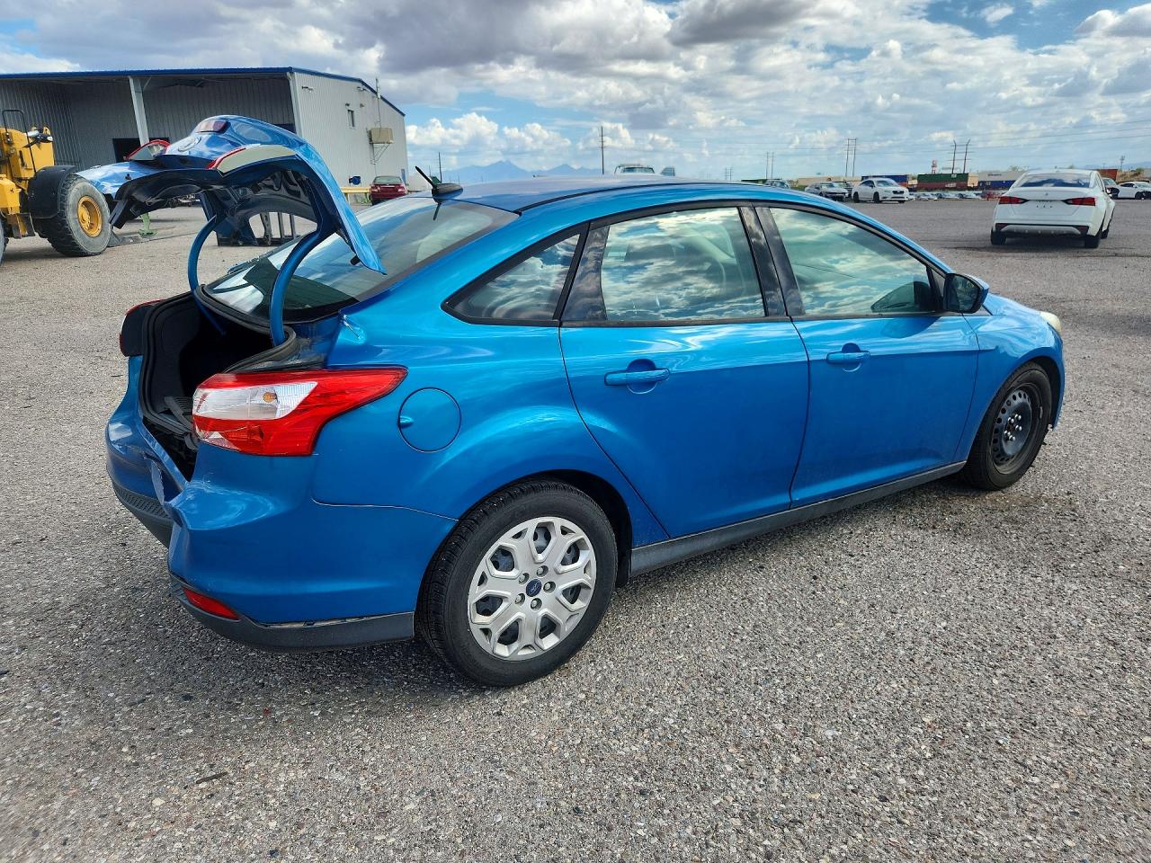 2012 Ford Focus Se Blue vin: 1FAHP3F28CL274032