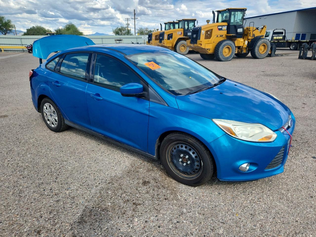 2012 Ford Focus Se Blue vin: 1FAHP3F28CL274032