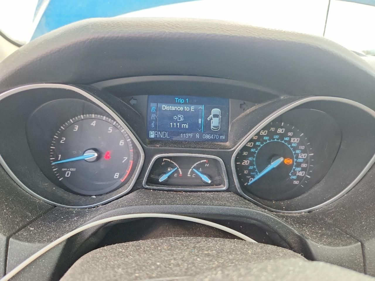 2012 Ford Focus Se Blue vin: 1FAHP3F28CL274032