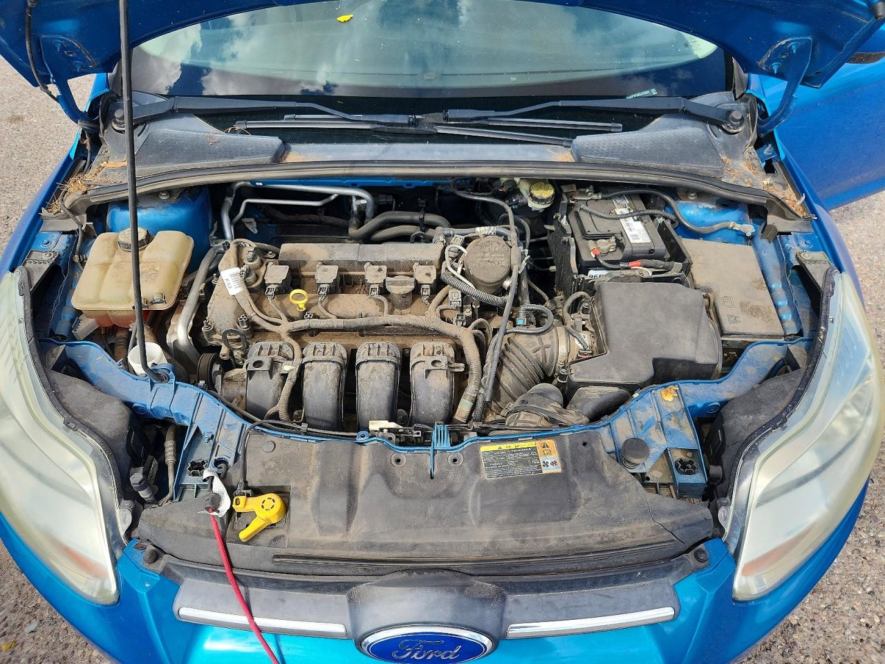 2012 Ford Focus Se Blue vin: 1FAHP3F28CL274032
