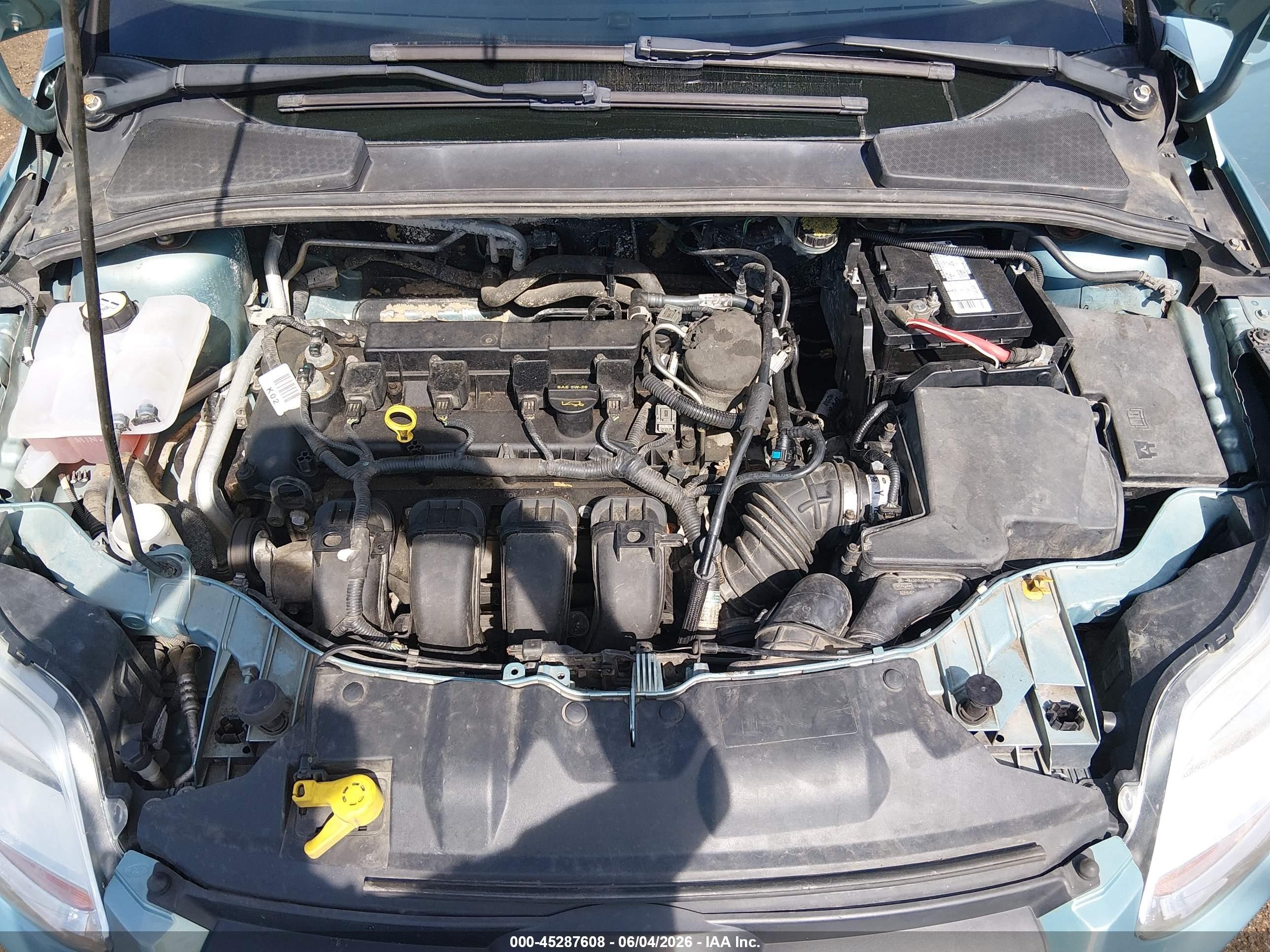 2012 Ford Focus Se Blue vin: 1FAHP3F28CL277691