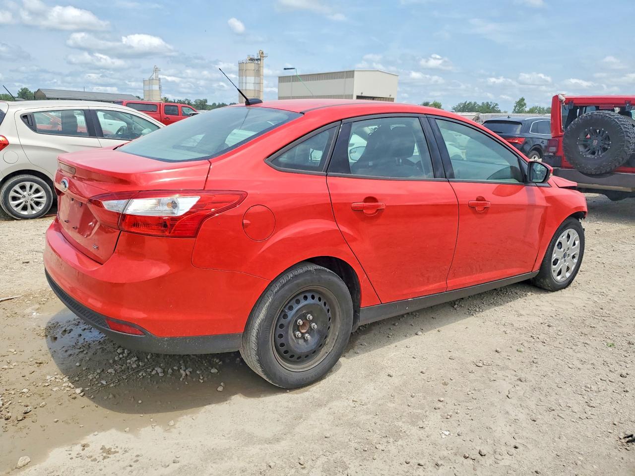 2012 Ford Focus Se Red vin: 1FAHP3F28CL278775