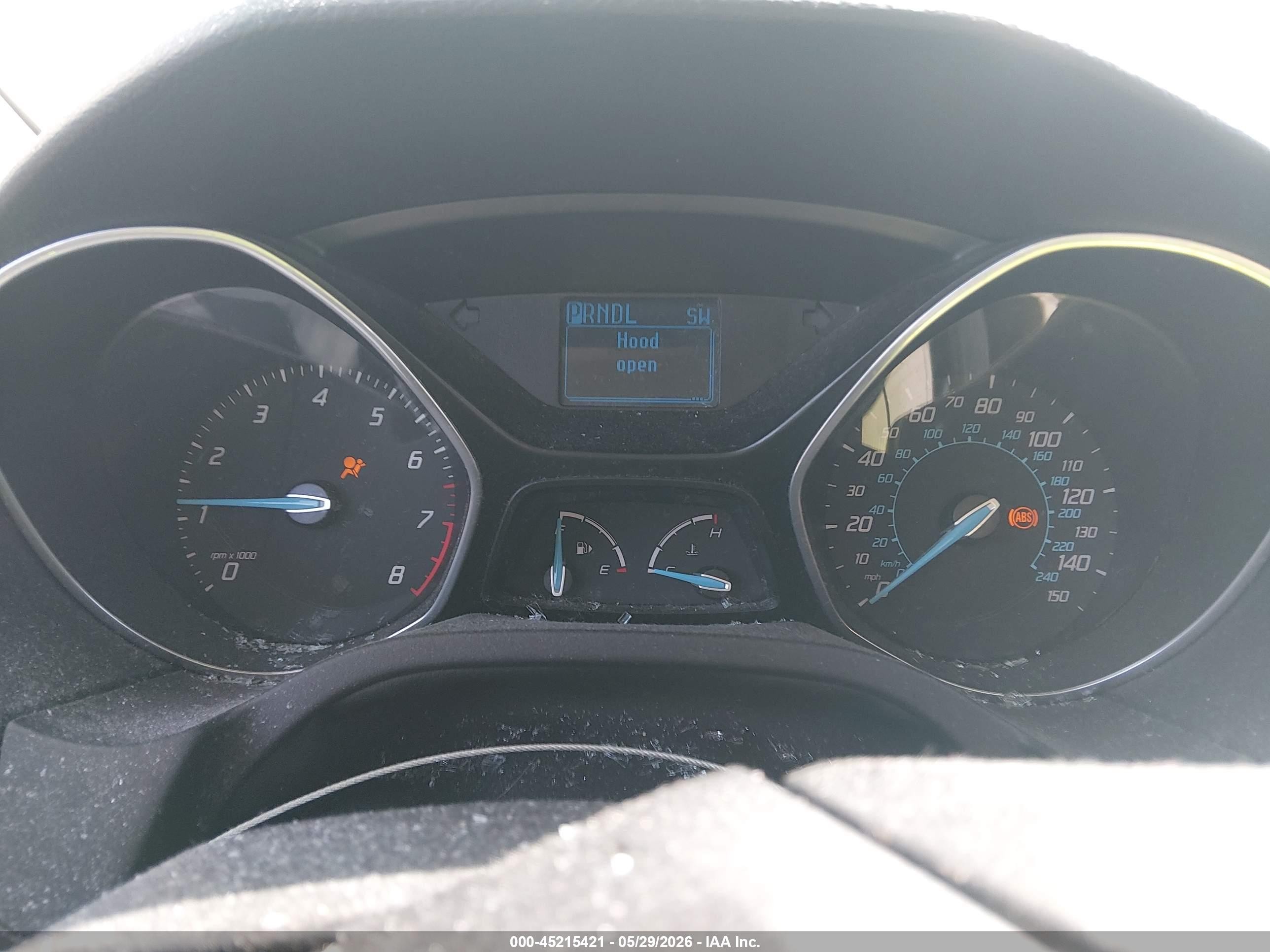 2012 Ford Focus Se Blue vin: 1FAHP3F28CL346847