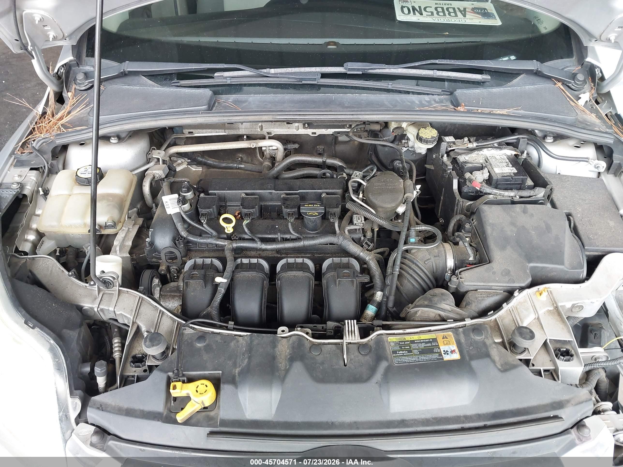 2012 Ford Focus Se Gray vin: 1FAHP3F28CL380867