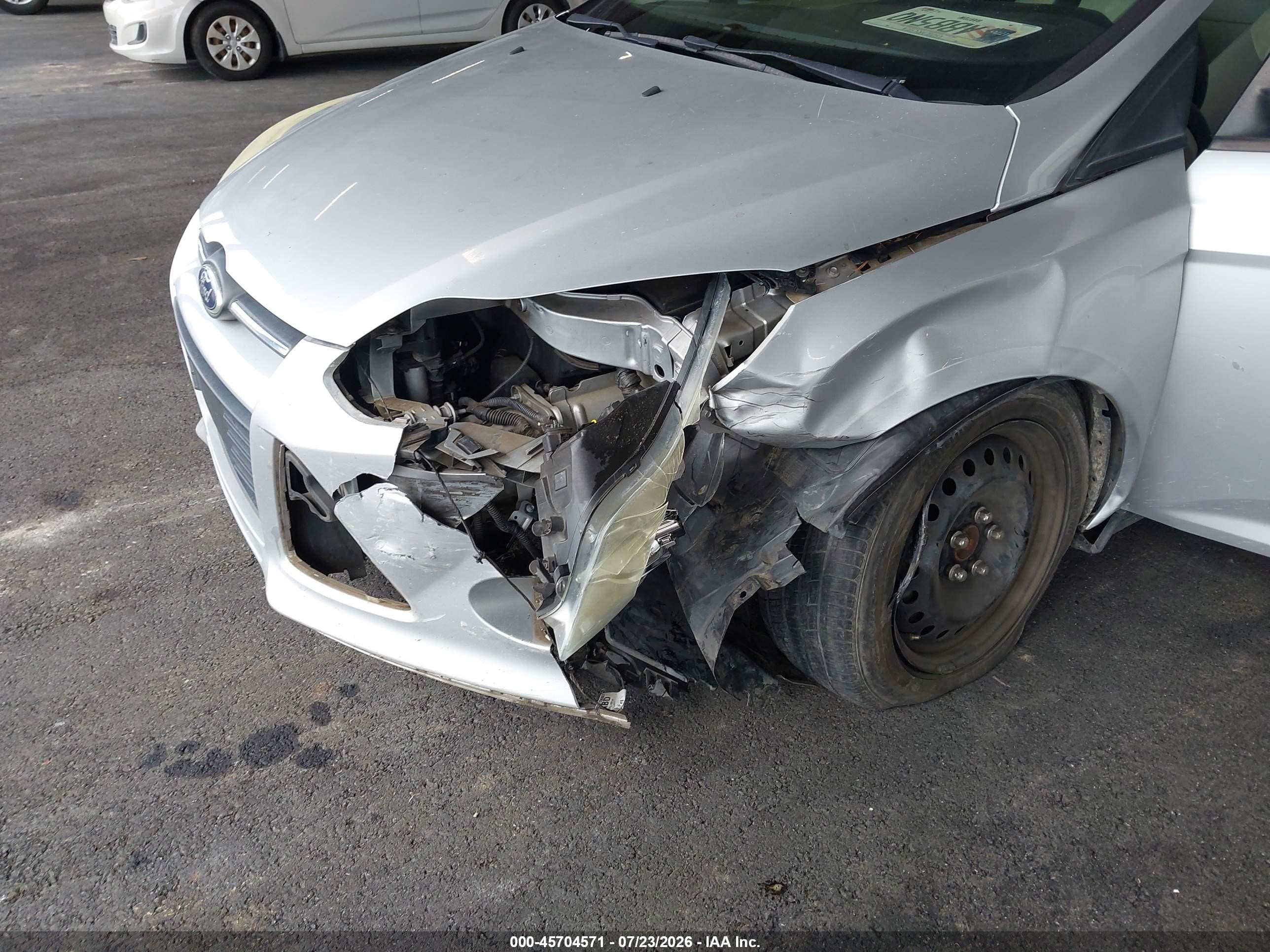 2012 Ford Focus Se Gray vin: 1FAHP3F28CL380867