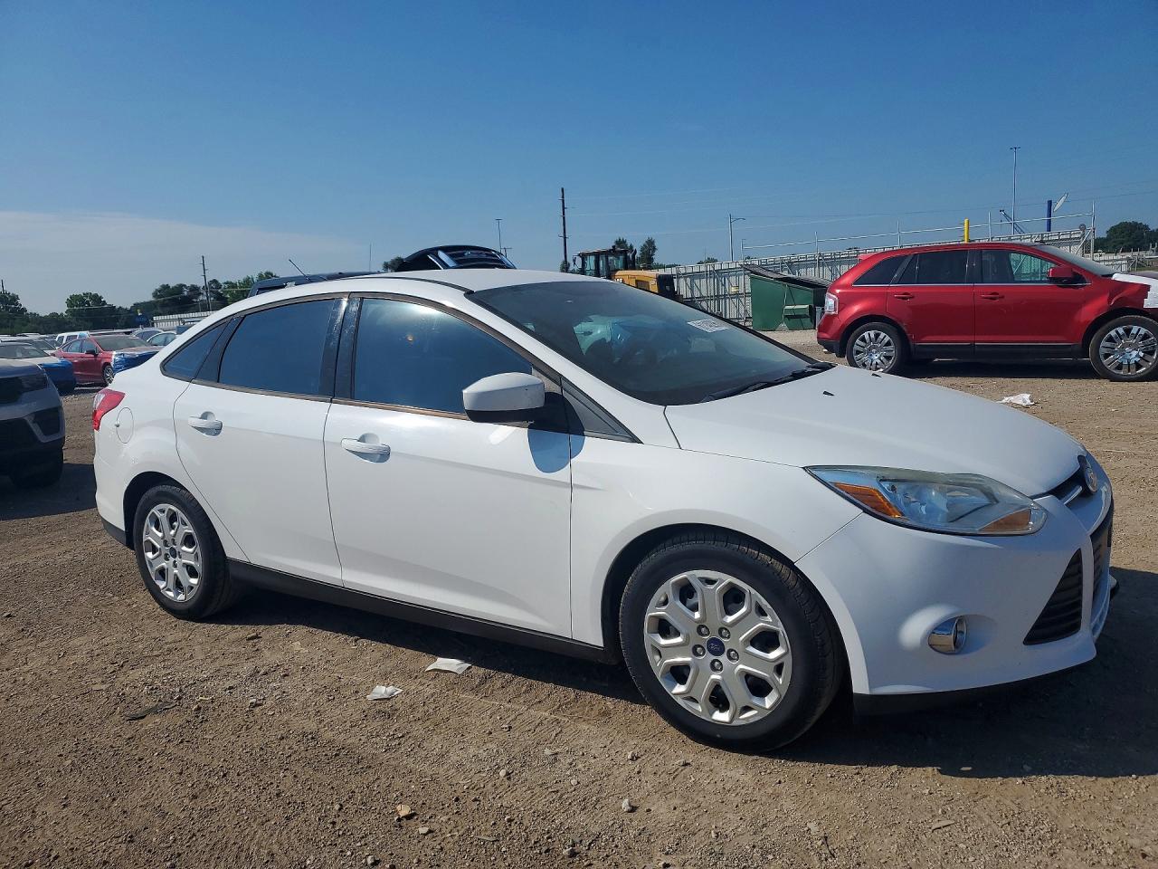 2012 Ford Focus Se White vin: 1FAHP3F28CL422521