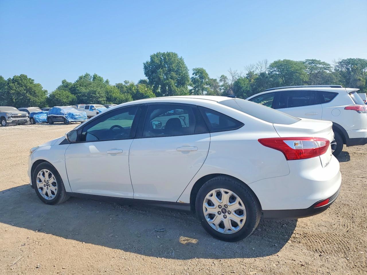 2012 Ford Focus Se White vin: 1FAHP3F28CL422521