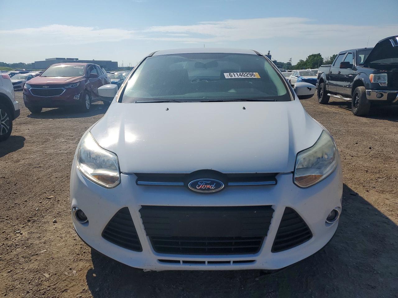 2012 Ford Focus Se White vin: 1FAHP3F28CL422521