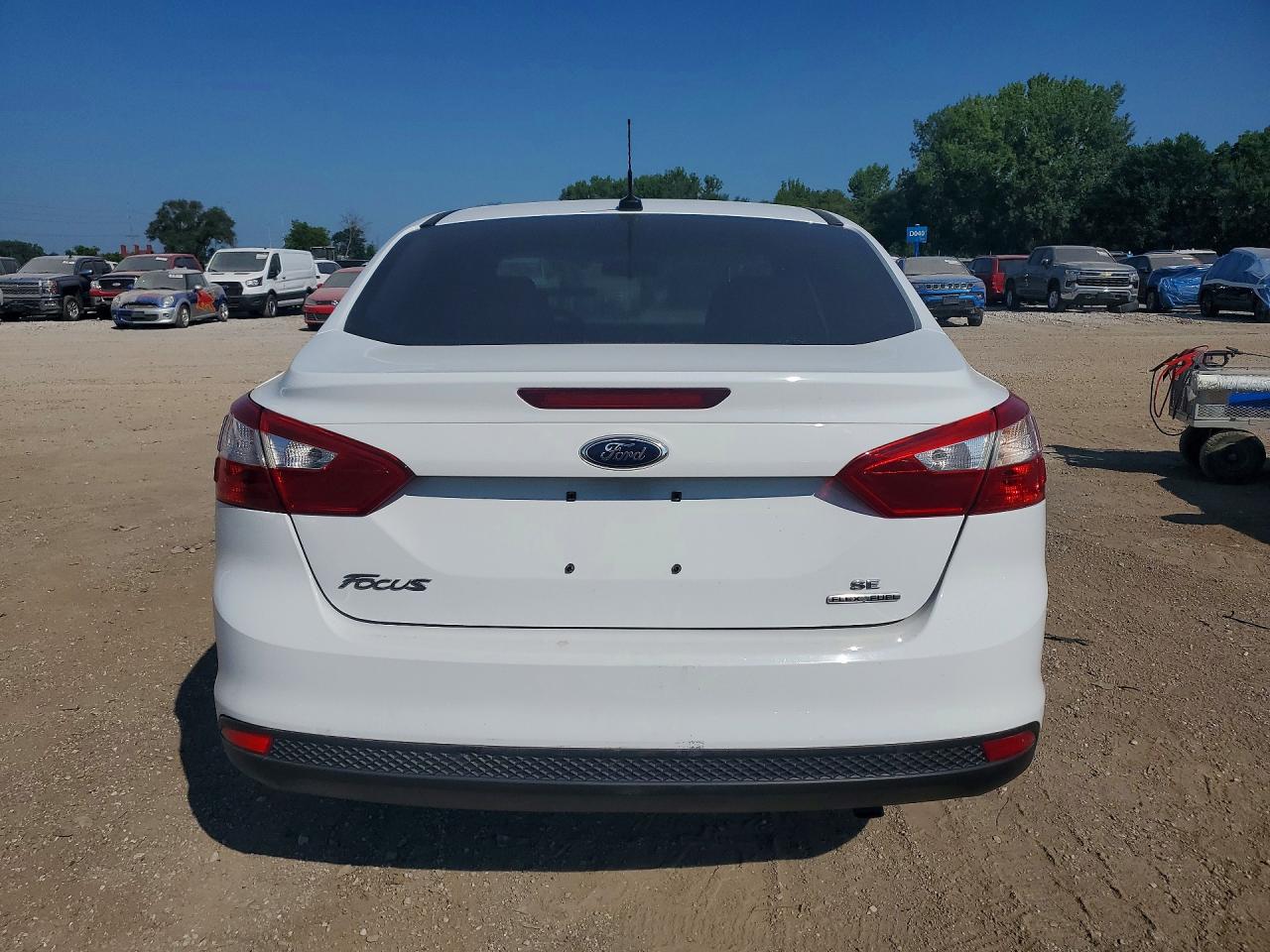 2012 Ford Focus Se White vin: 1FAHP3F28CL422521