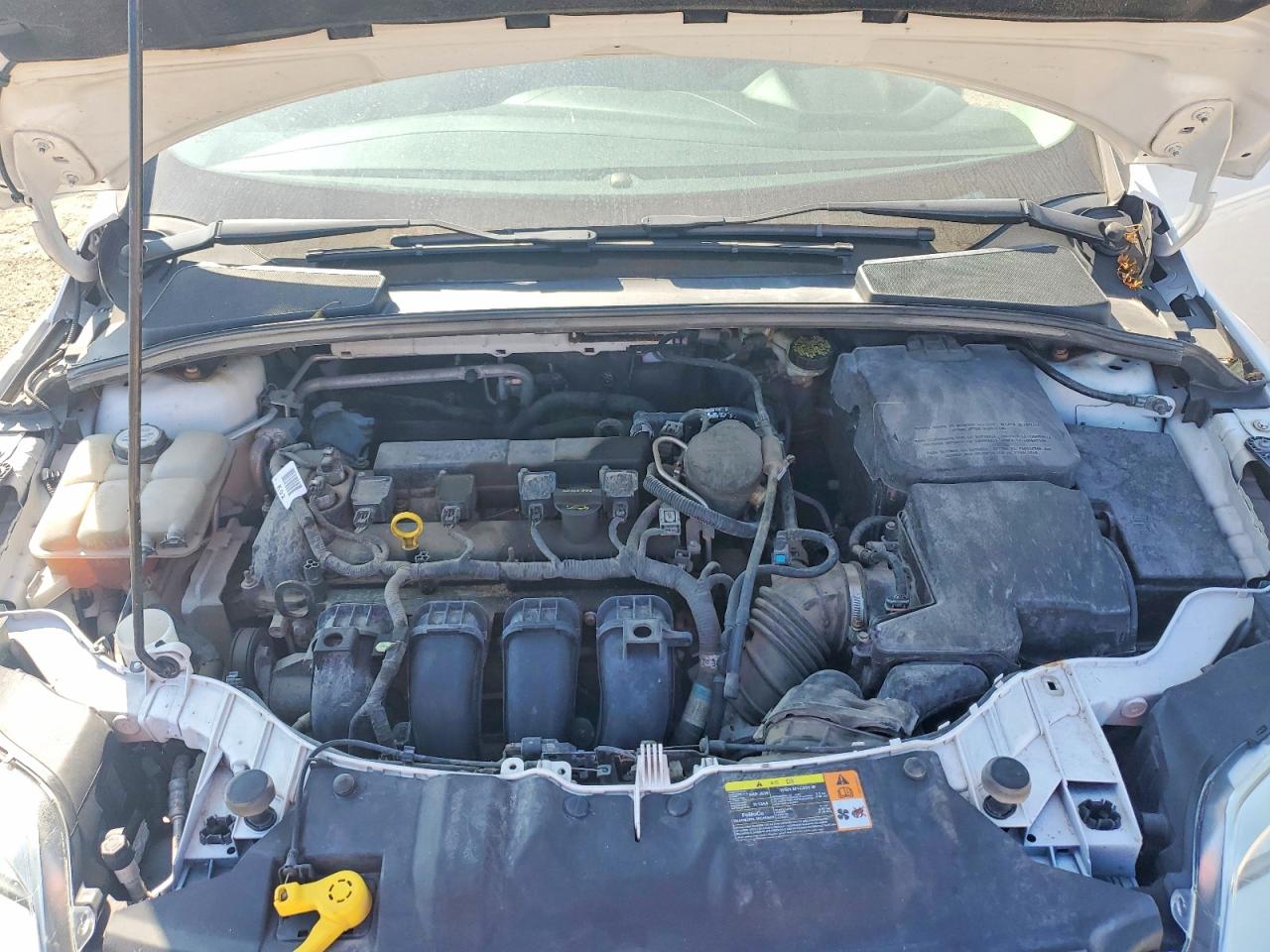 2012 Ford Focus Se White vin: 1FAHP3F28CL422521
