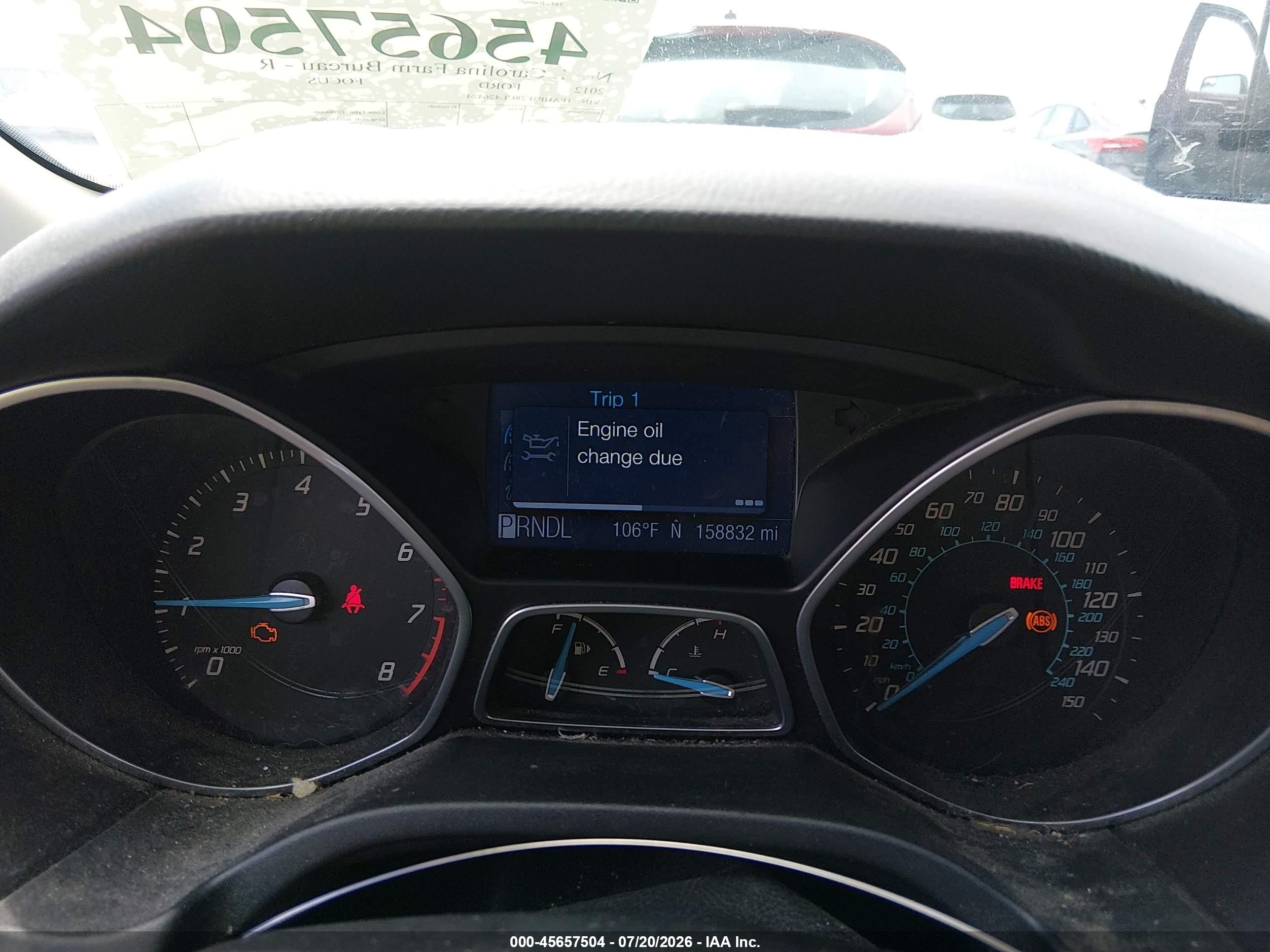 2012 Ford Focus Se Gray vin: 1FAHP3F28CL426424