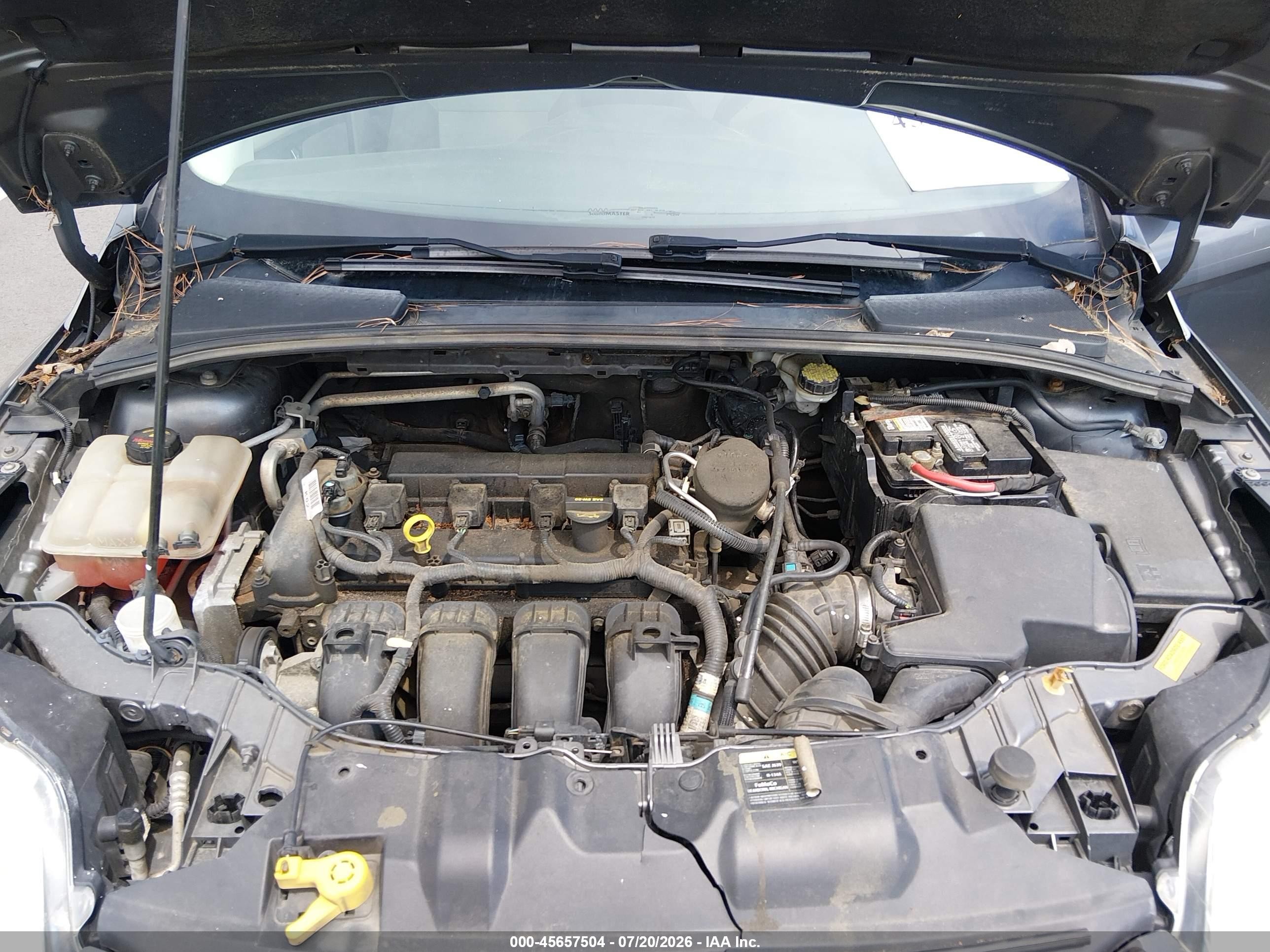 2012 Ford Focus Se Gray vin: 1FAHP3F28CL426424