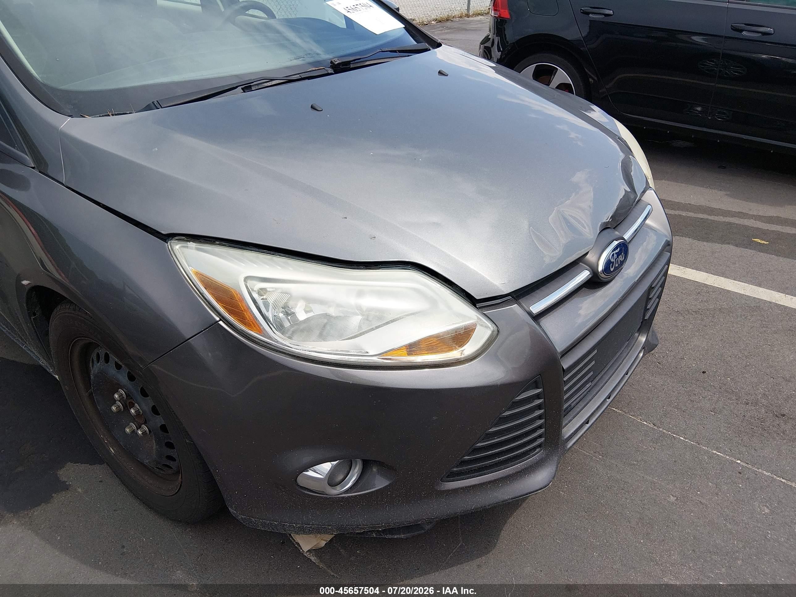2012 Ford Focus Se Gray vin: 1FAHP3F28CL426424