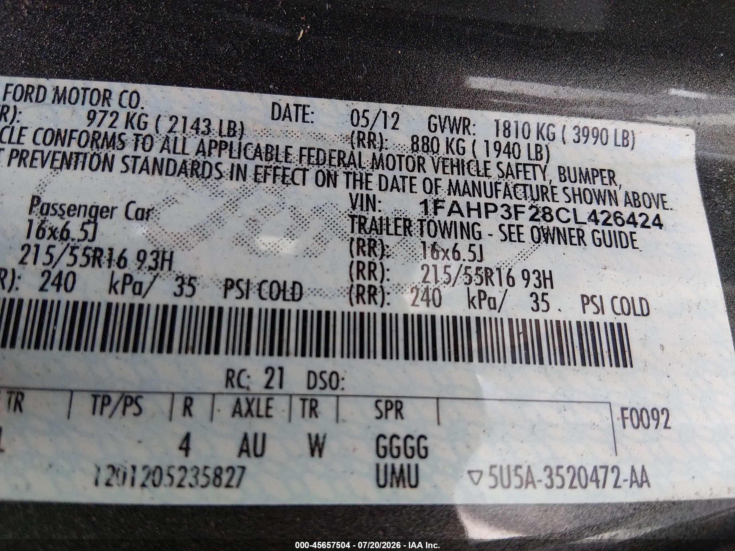 2012 Ford Focus Se Gray vin: 1FAHP3F28CL426424