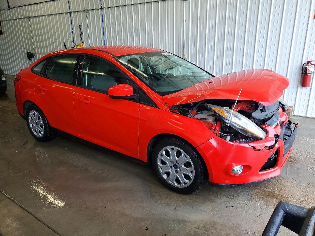 2012 Ford Focus Se Red vin: 1FAHP3F28CL432563