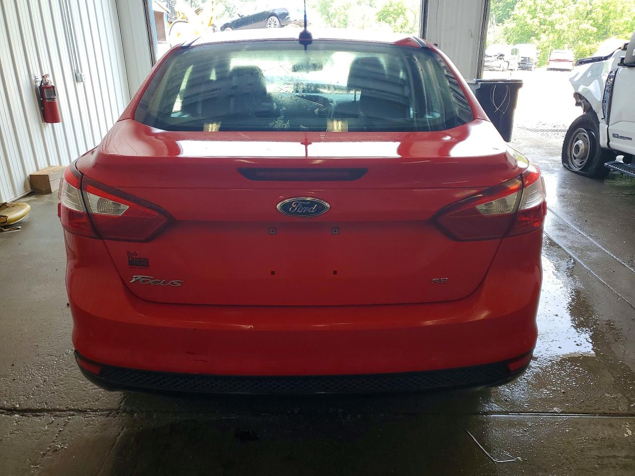 2012 Ford Focus Se Red vin: 1FAHP3F28CL432563