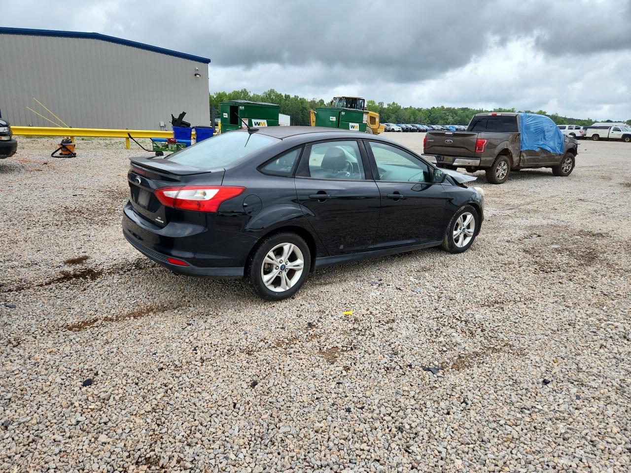 2012 Ford Focus Se Black vin: 1FAHP3F28CL433468