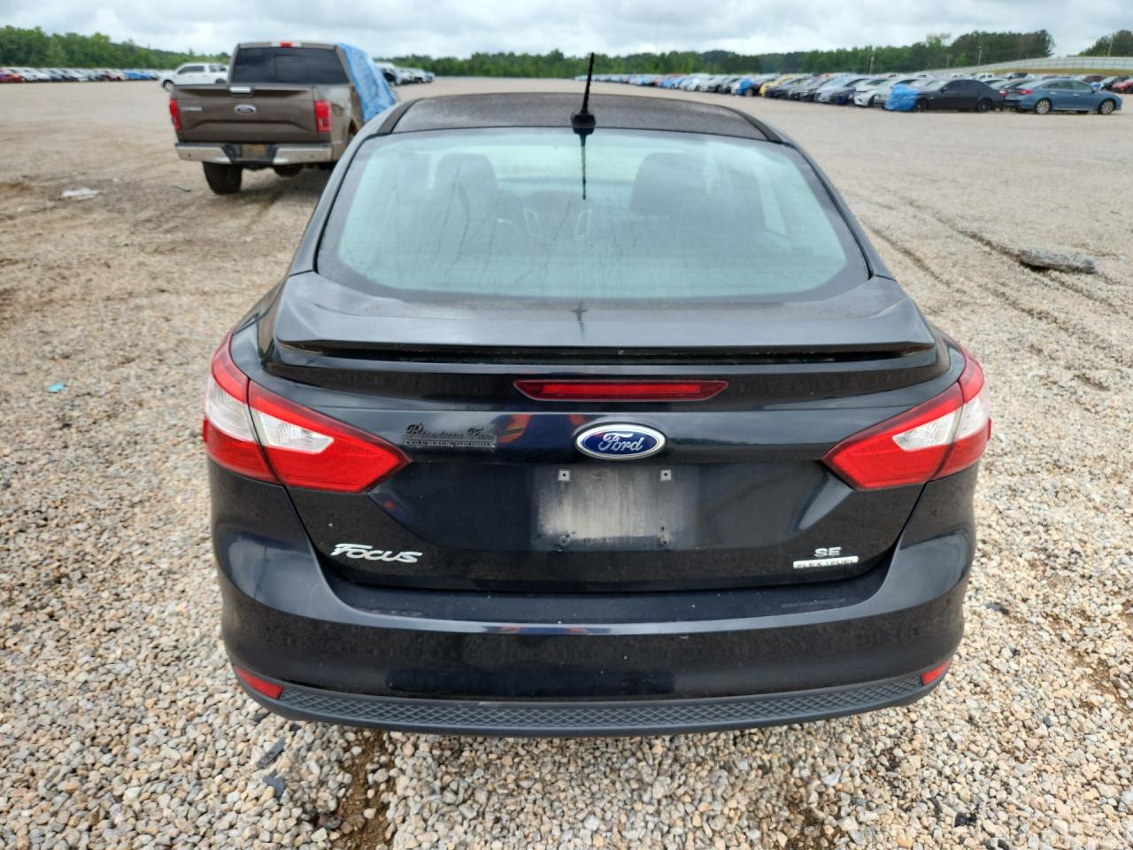 2012 Ford Focus Se Black vin: 1FAHP3F28CL433468