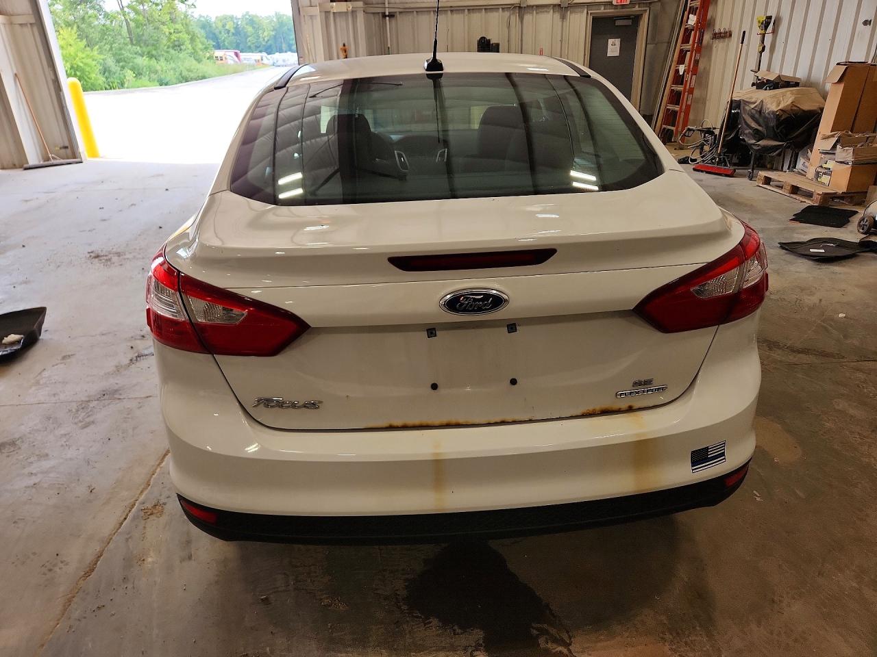 2012 Ford Focus Se White vin: 1FAHP3F28CL454823