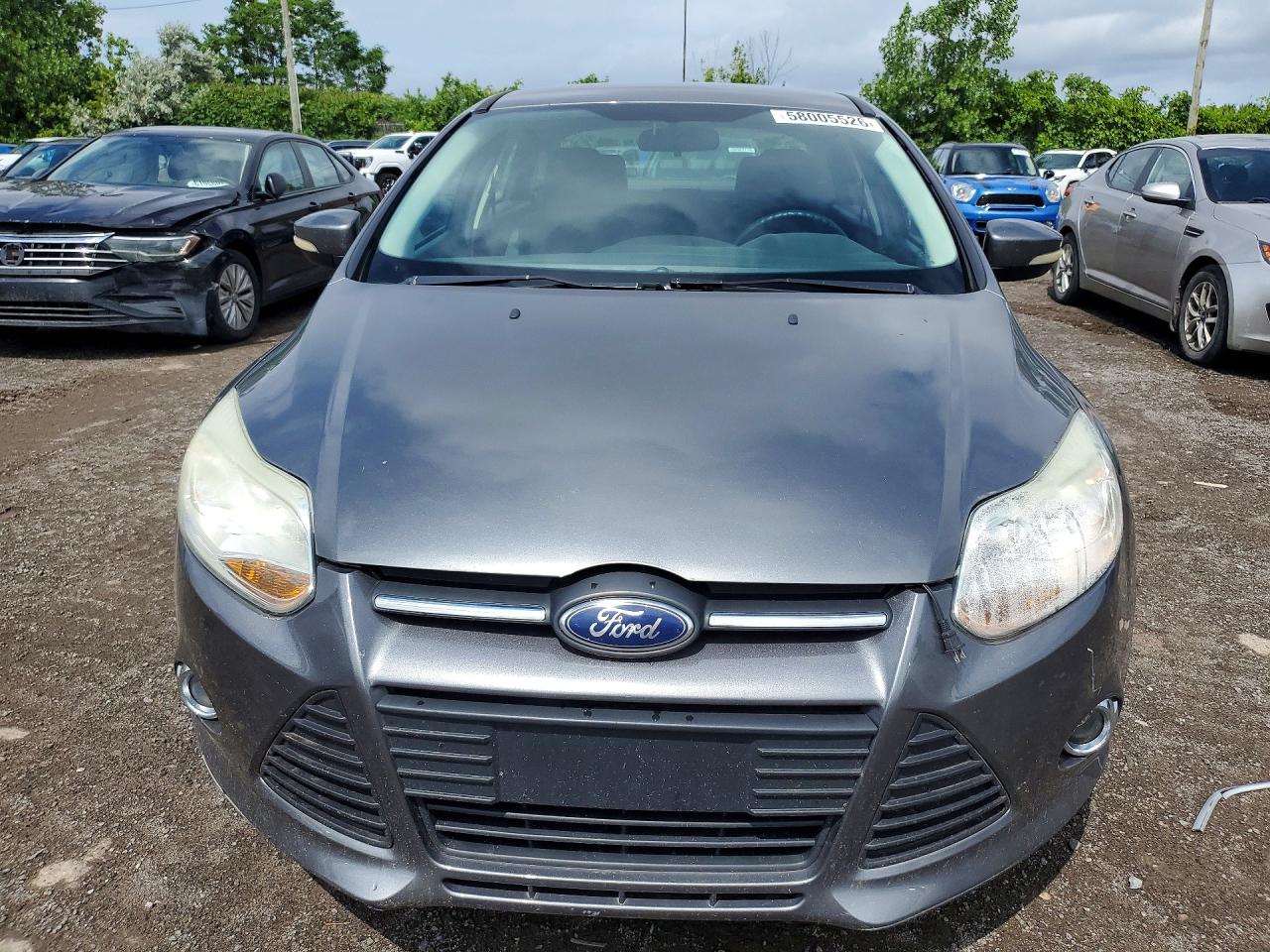 2012 Ford Focus Se Gray vin: 1FAHP3F28CL458631