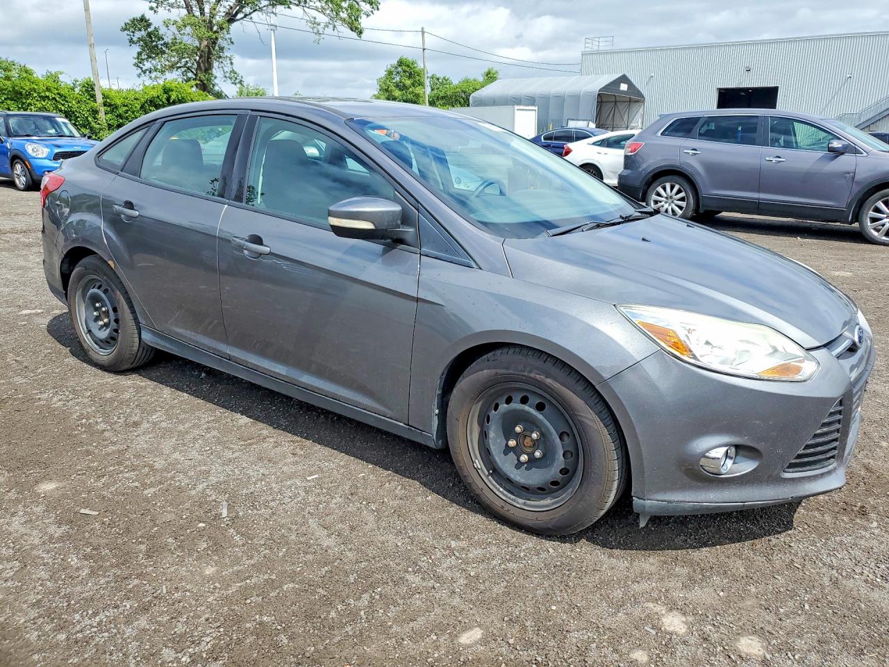 2012 Ford Focus Se Gray vin: 1FAHP3F28CL458631