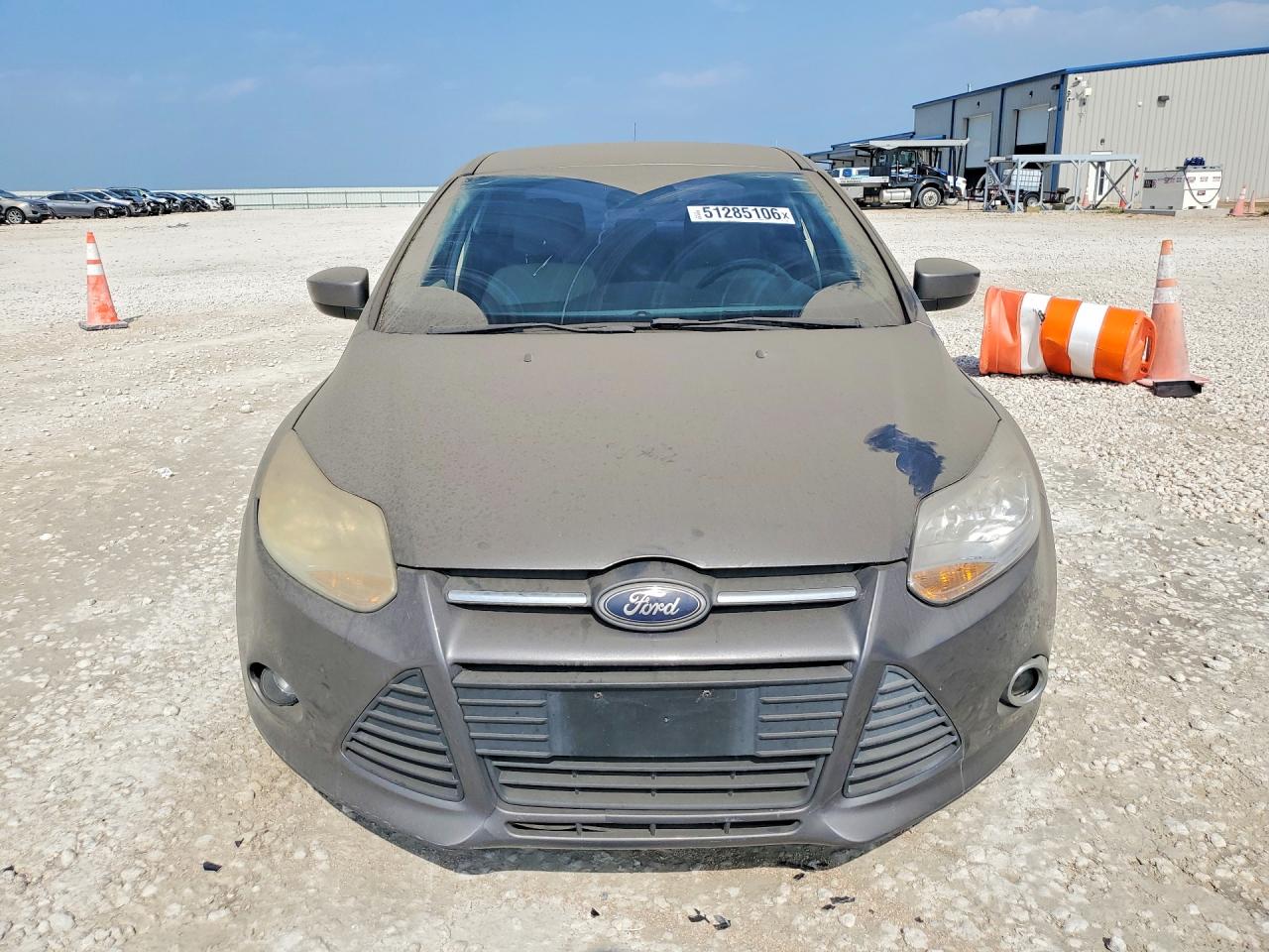 2012 Ford Foc Gray vin: 1FAHP3F28CL478278
