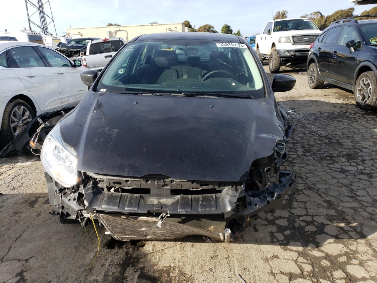 2012 Ford Focus Se Black vin: 1FAHP3F28CL480144