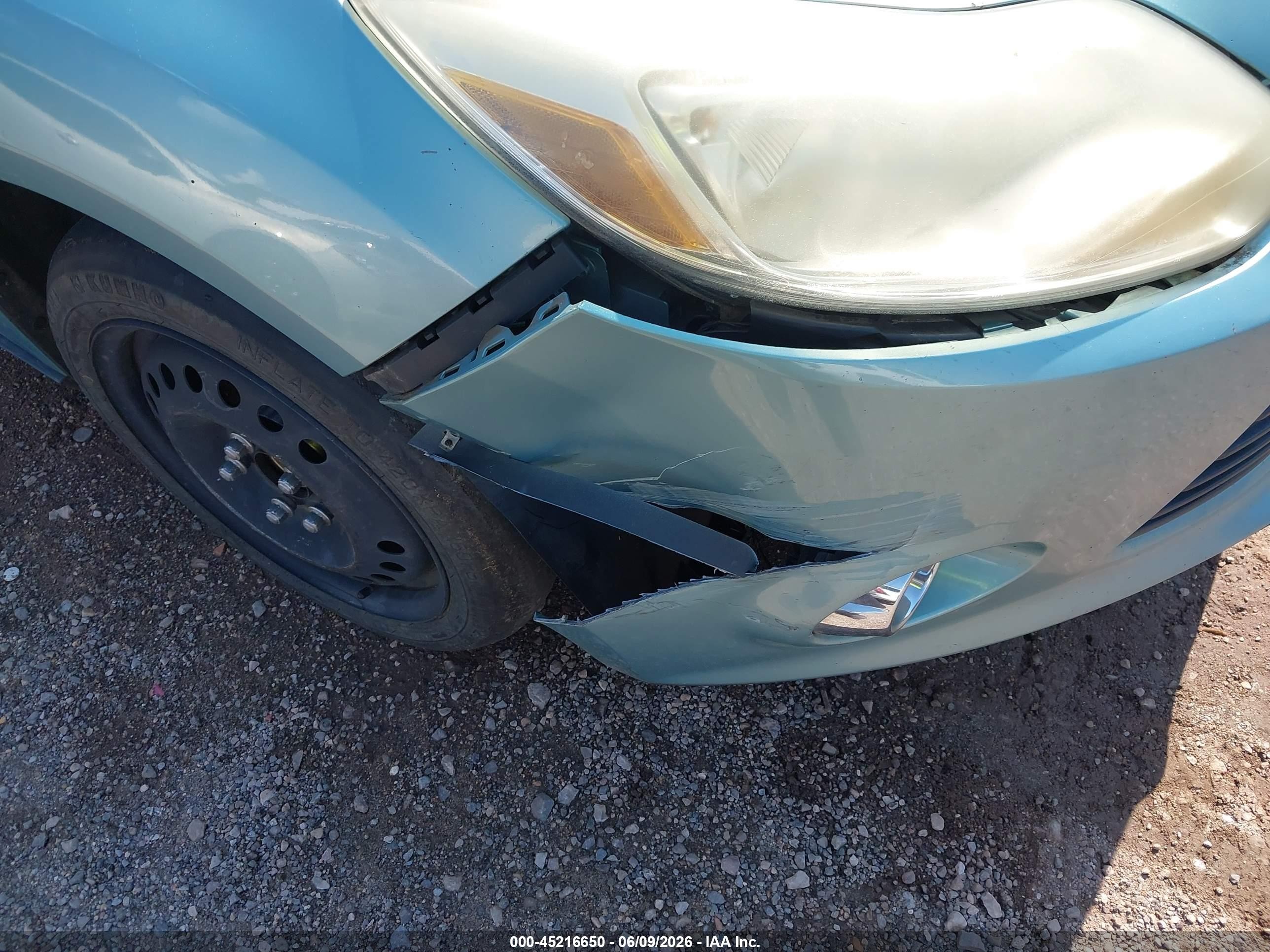 2012 Ford Focus Se Light Blue vin: 1FAHP3F29CL116914