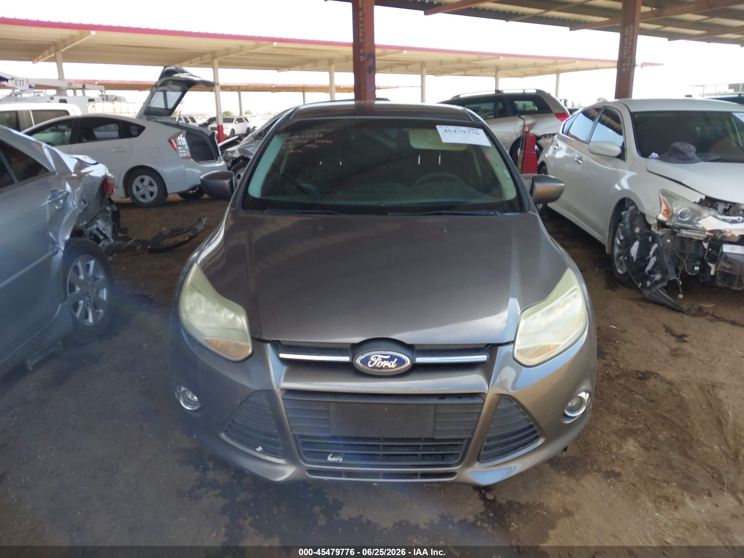 2012 Ford Focus Se Gray vin: 1FAHP3F29CL139948