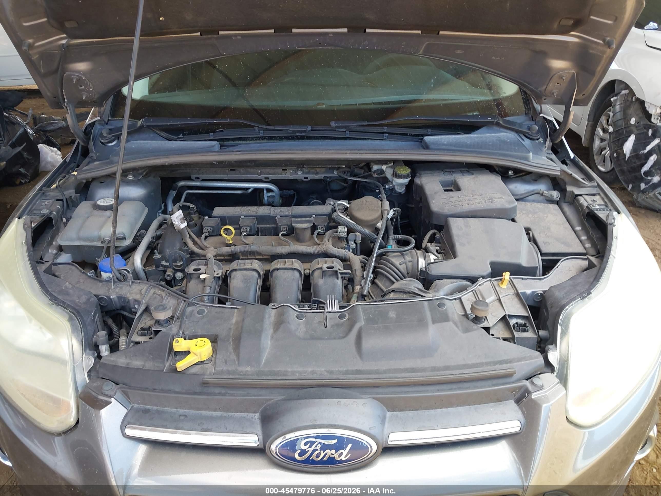 2012 Ford Focus Se Gray vin: 1FAHP3F29CL139948