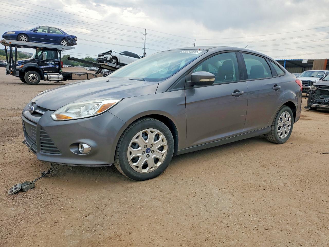 2012 Ford Focus Se Gray vin: 1FAHP3F29CL142445