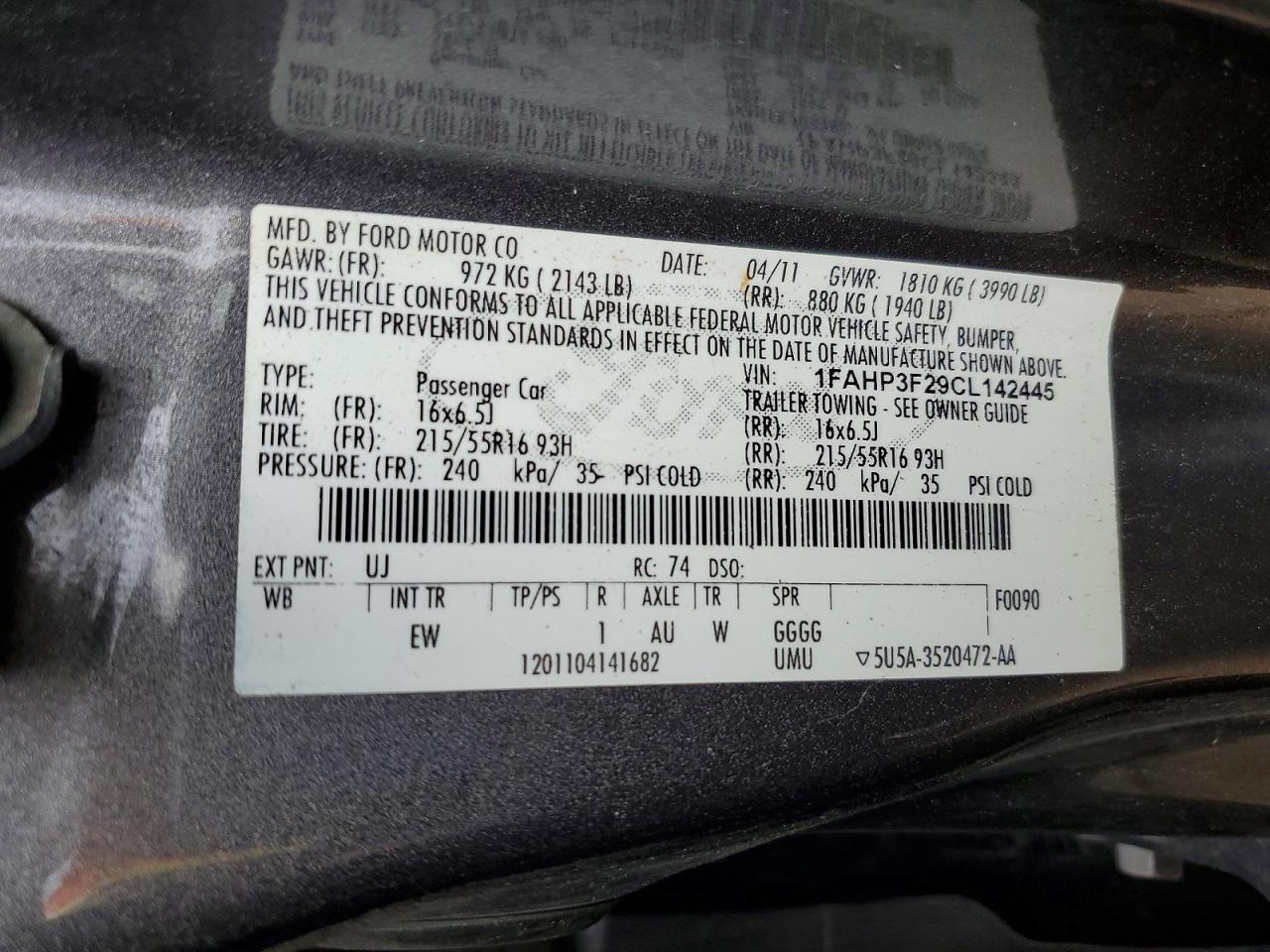2012 Ford Focus Se Gray vin: 1FAHP3F29CL142445
